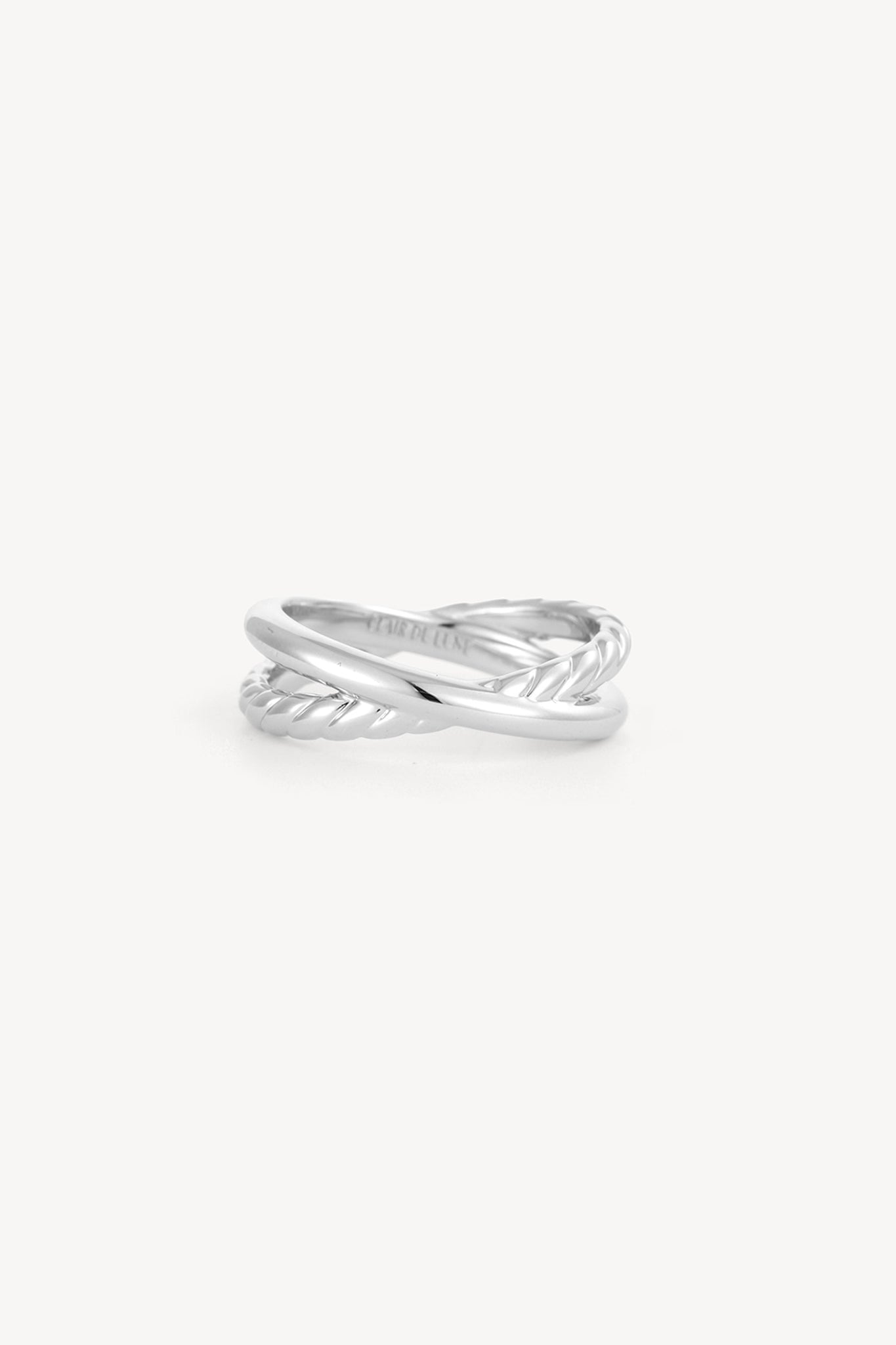 Intertwined Stack Ring Silver