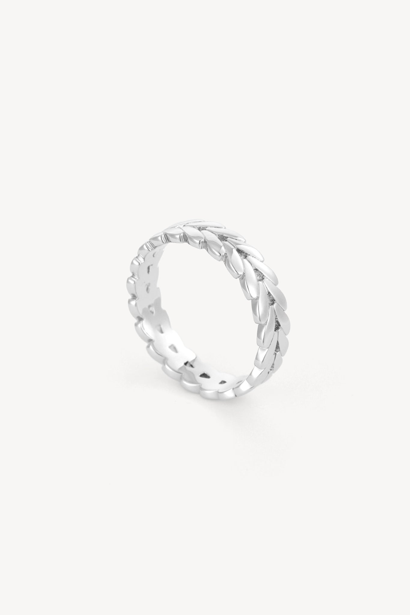 Laurel Stack Ring Silver