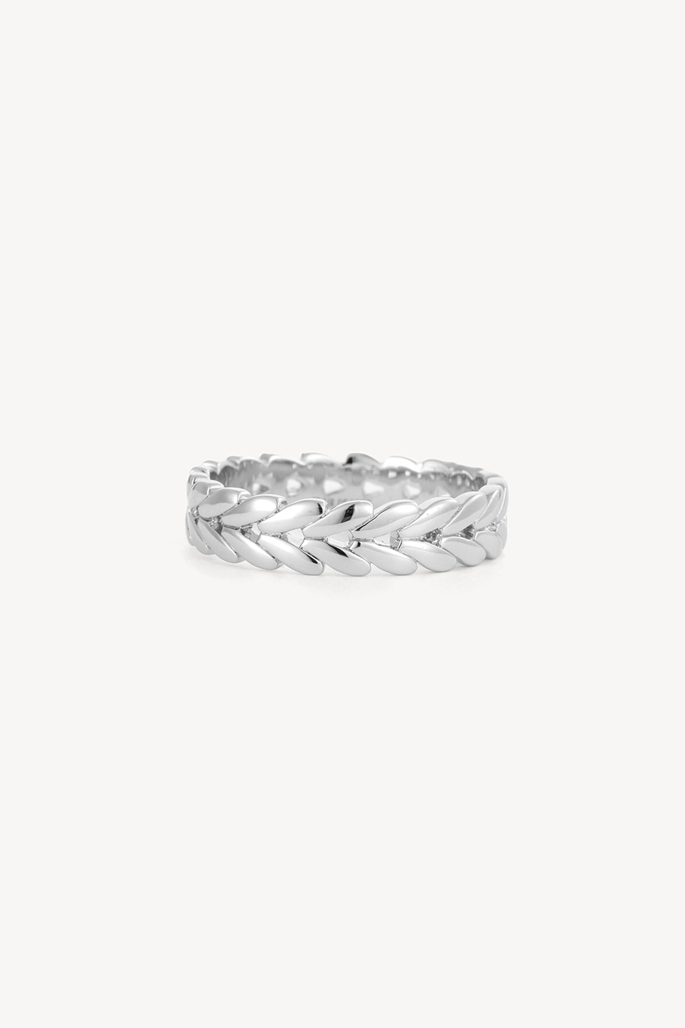 Laurel Stack Ring Silver