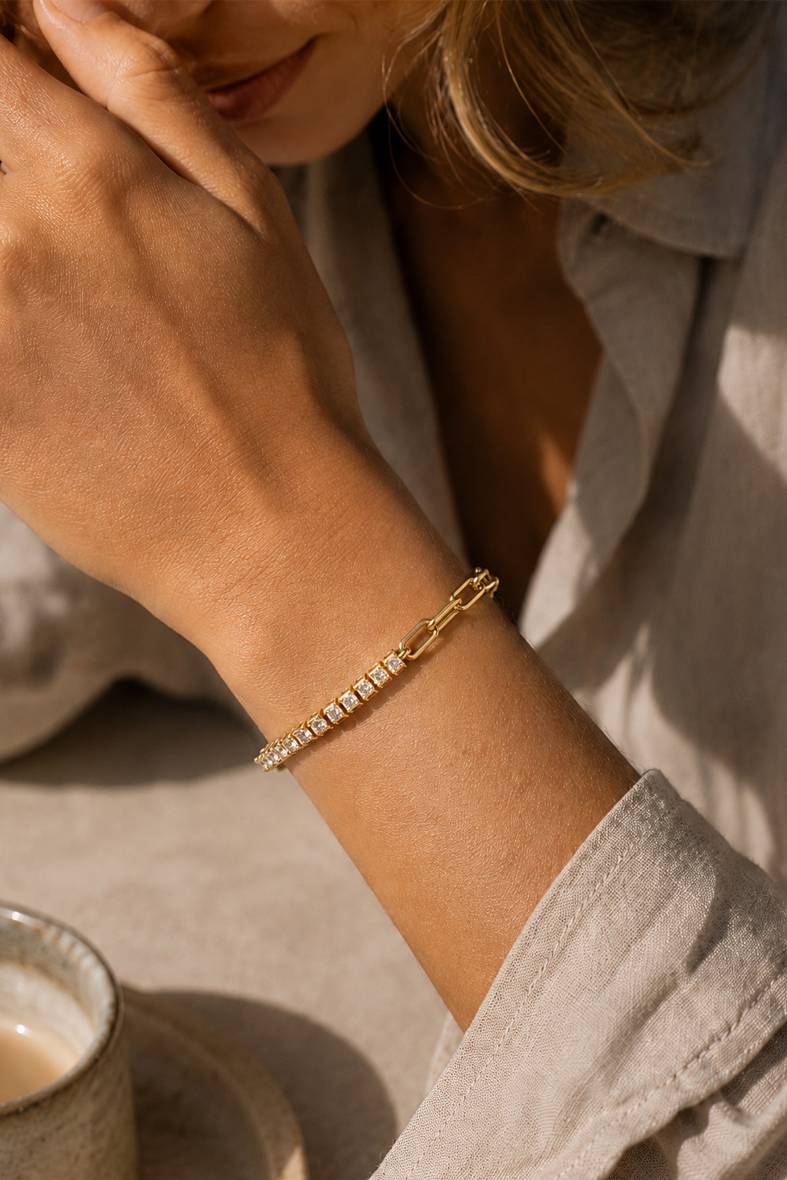 Dual Form Bracelet Gold
