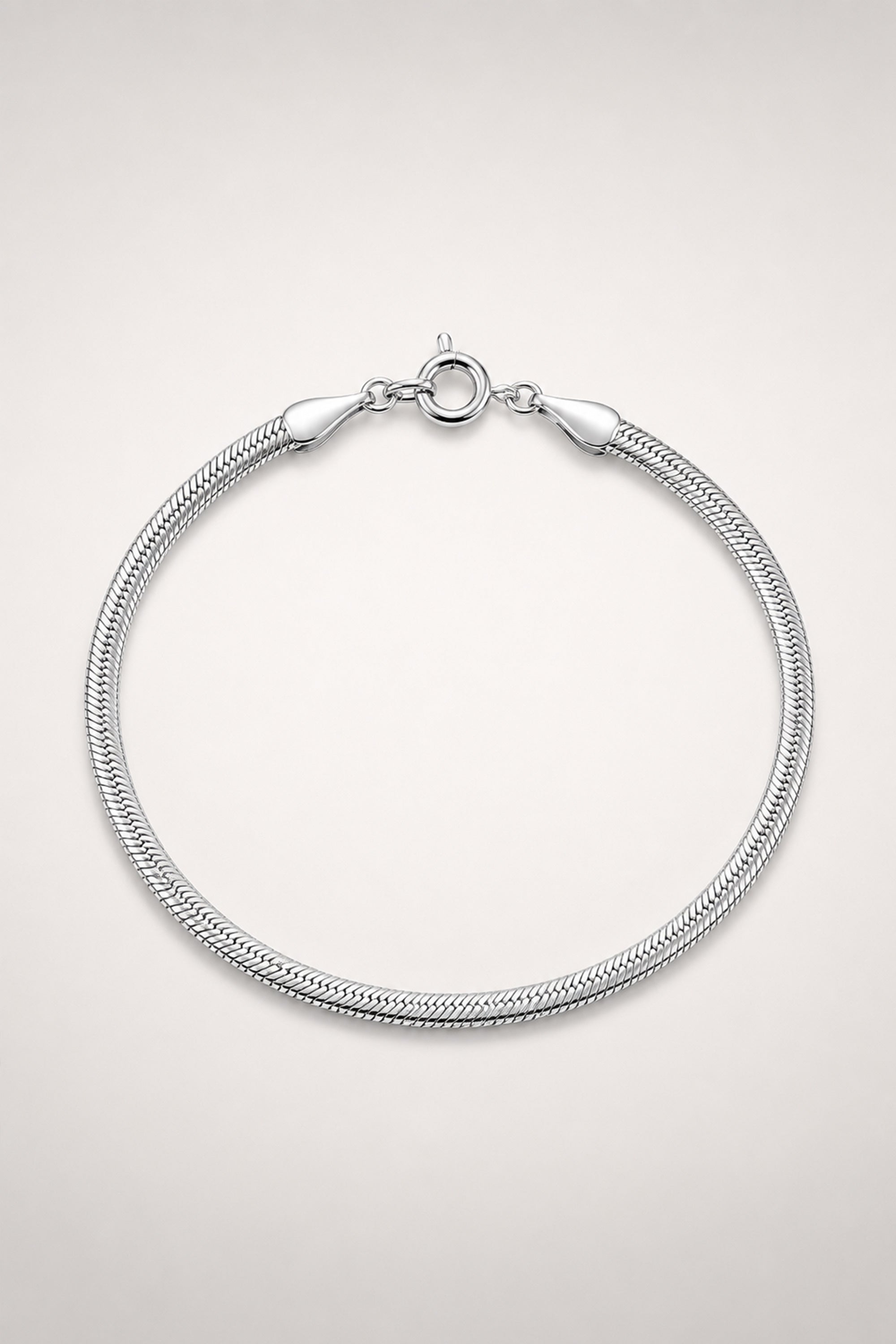 Herringbone Bracelet Silver