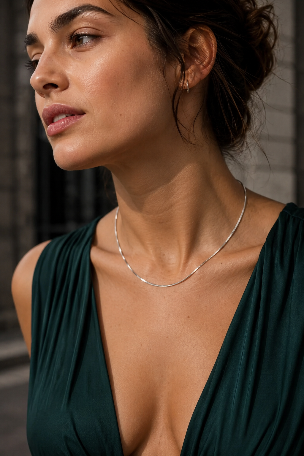Round Snake Chain Silver
