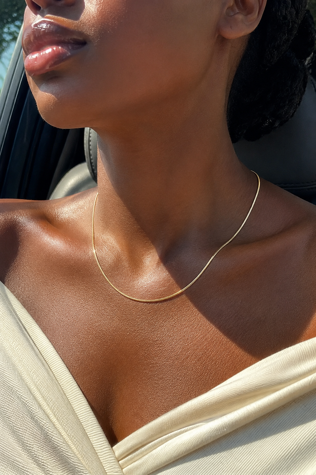 Round Snake Chain Gold