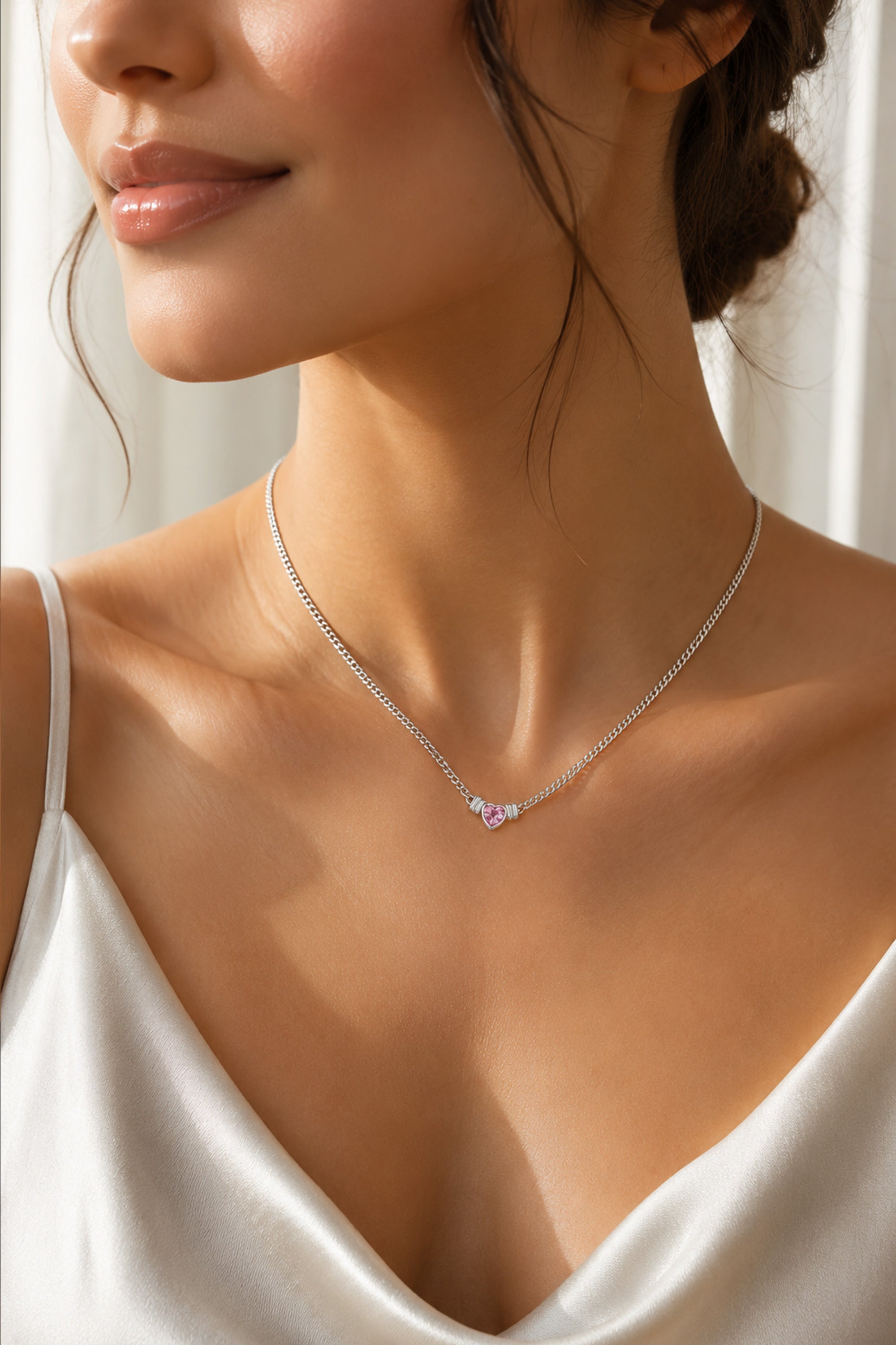 Blush Bold Necklace Silver