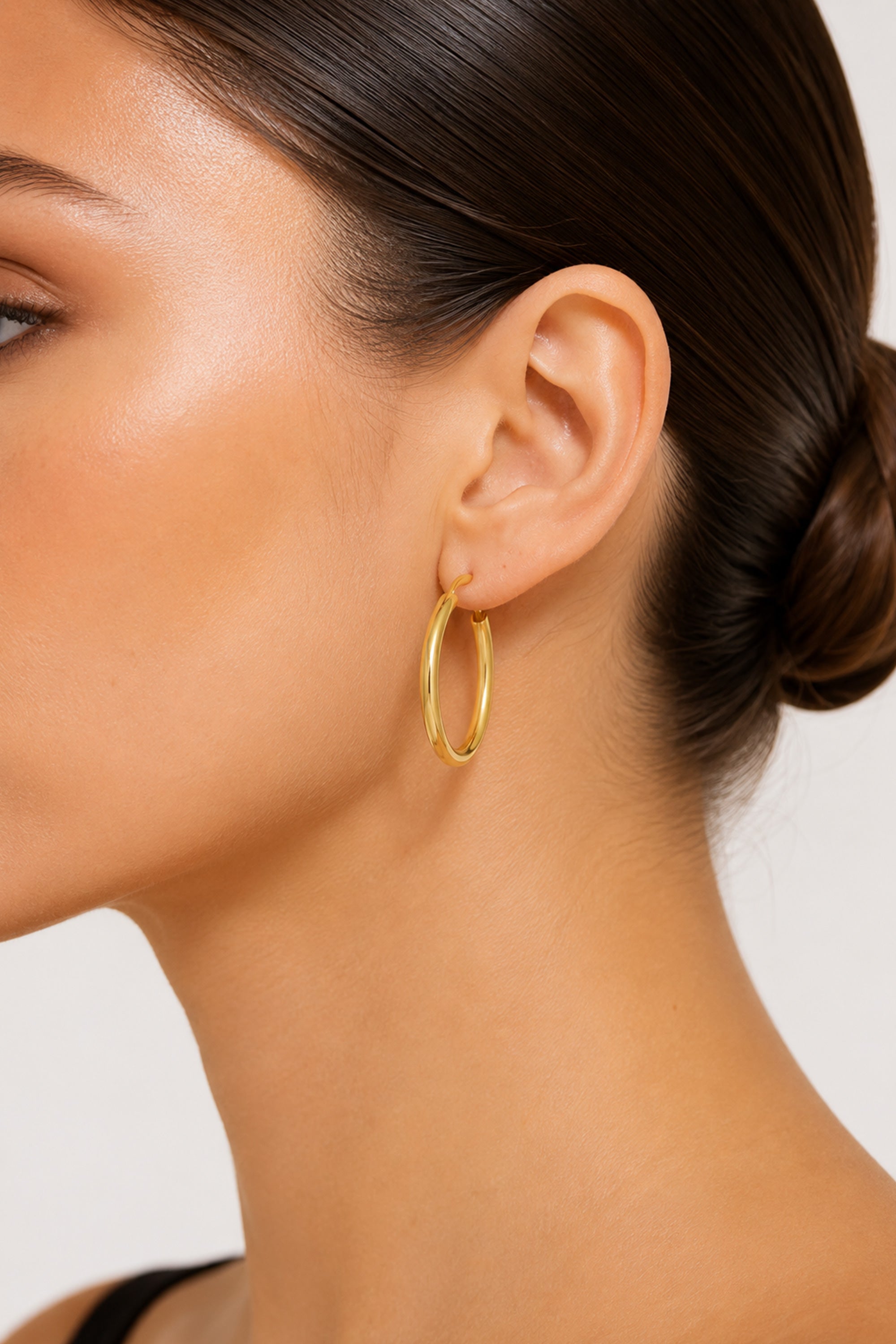 Smooth Minimal Hoops Gold