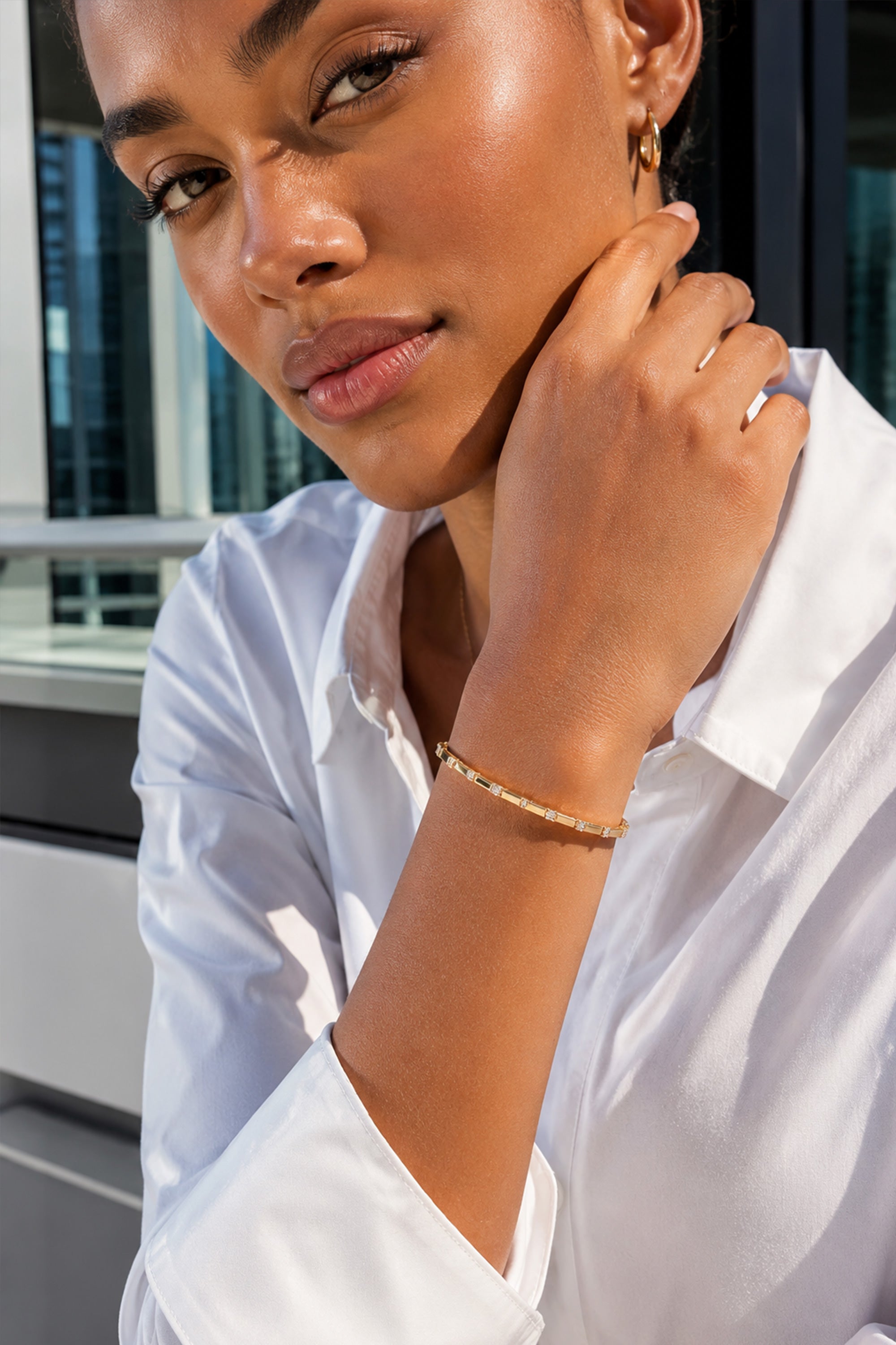 Glow Link Bracelet Gold