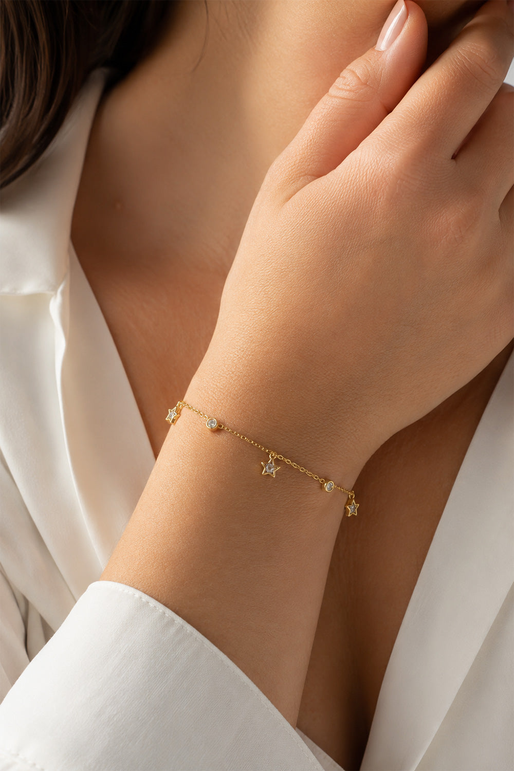 Star Charm Bracelet Gold