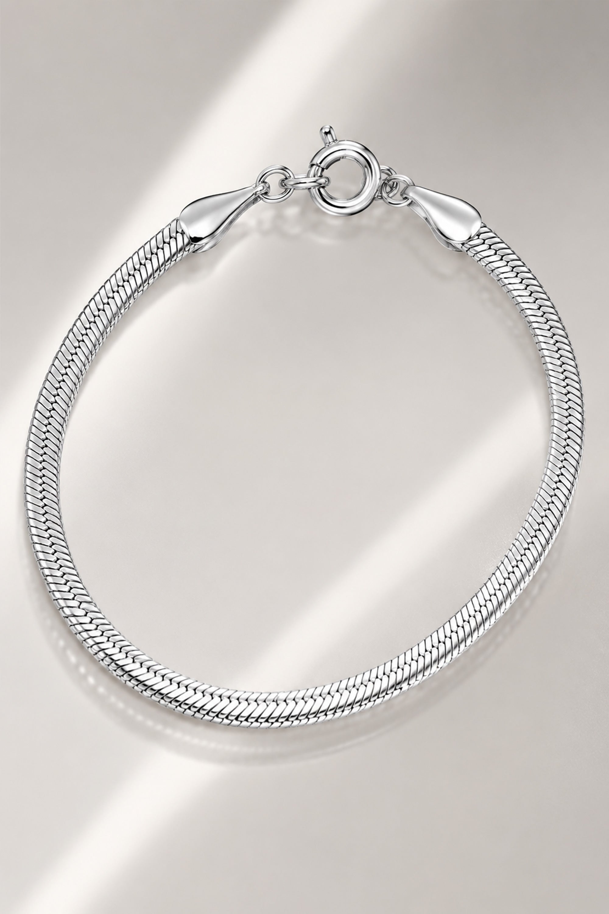 Herringbone Bracelet Silver