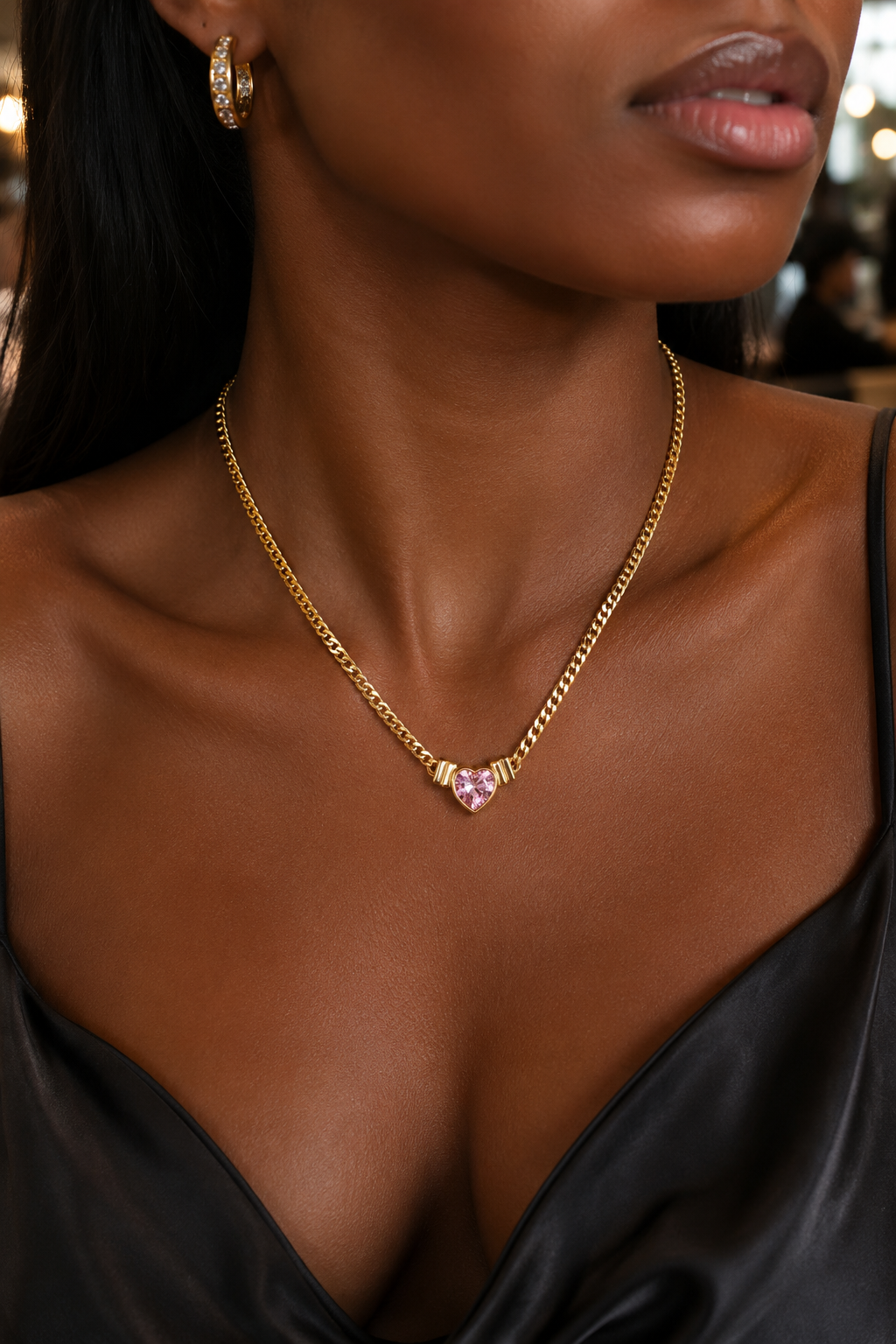 Blush Bold Necklace Gold