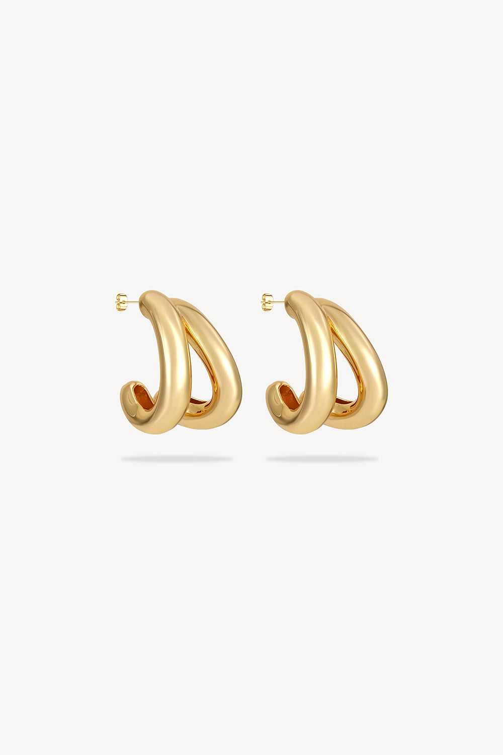 Double C Hoops Gold