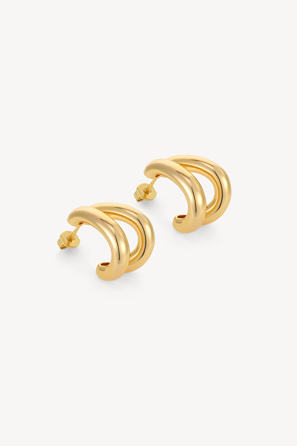 Double C Hoops Gold