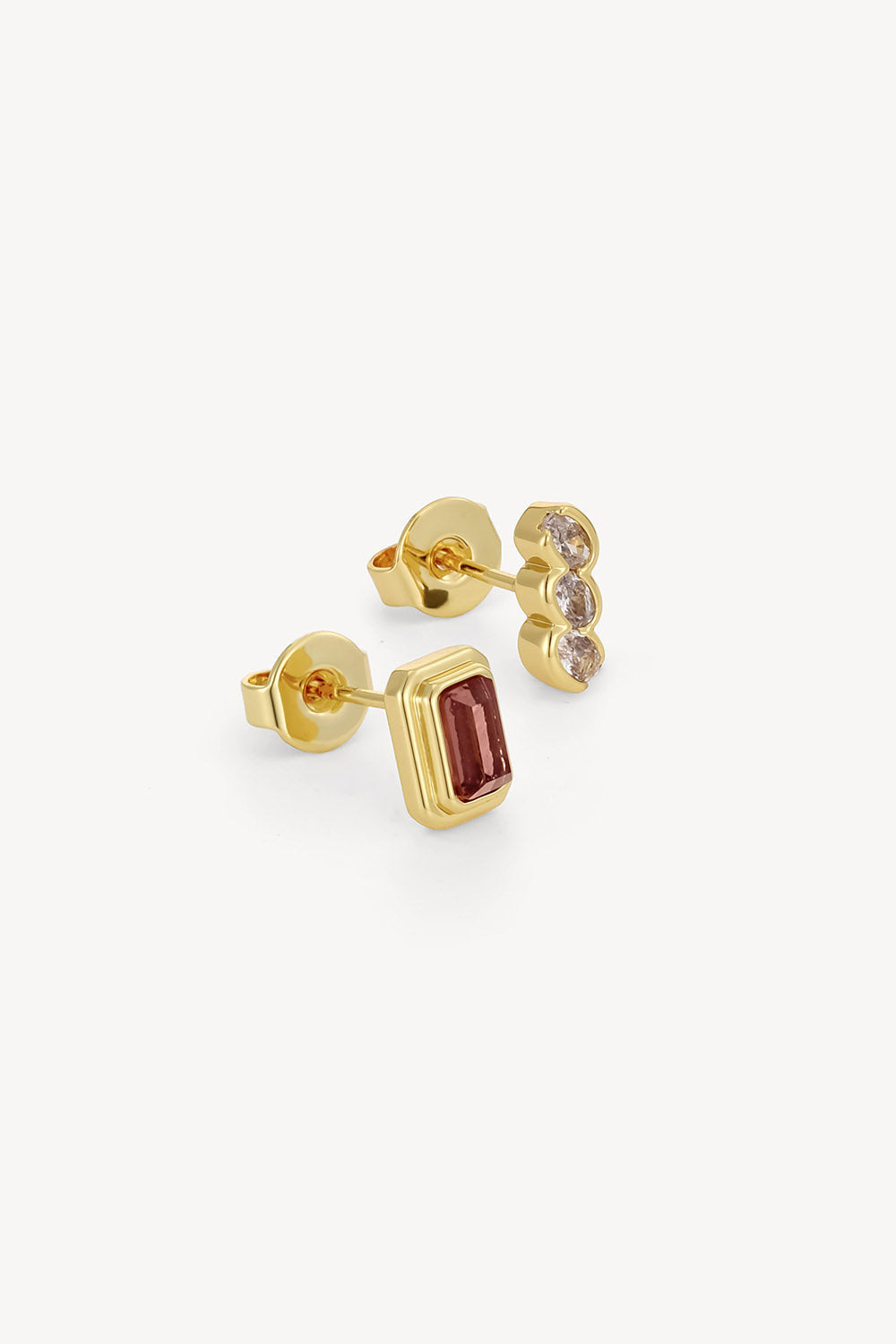 Aquarius Studs Gold