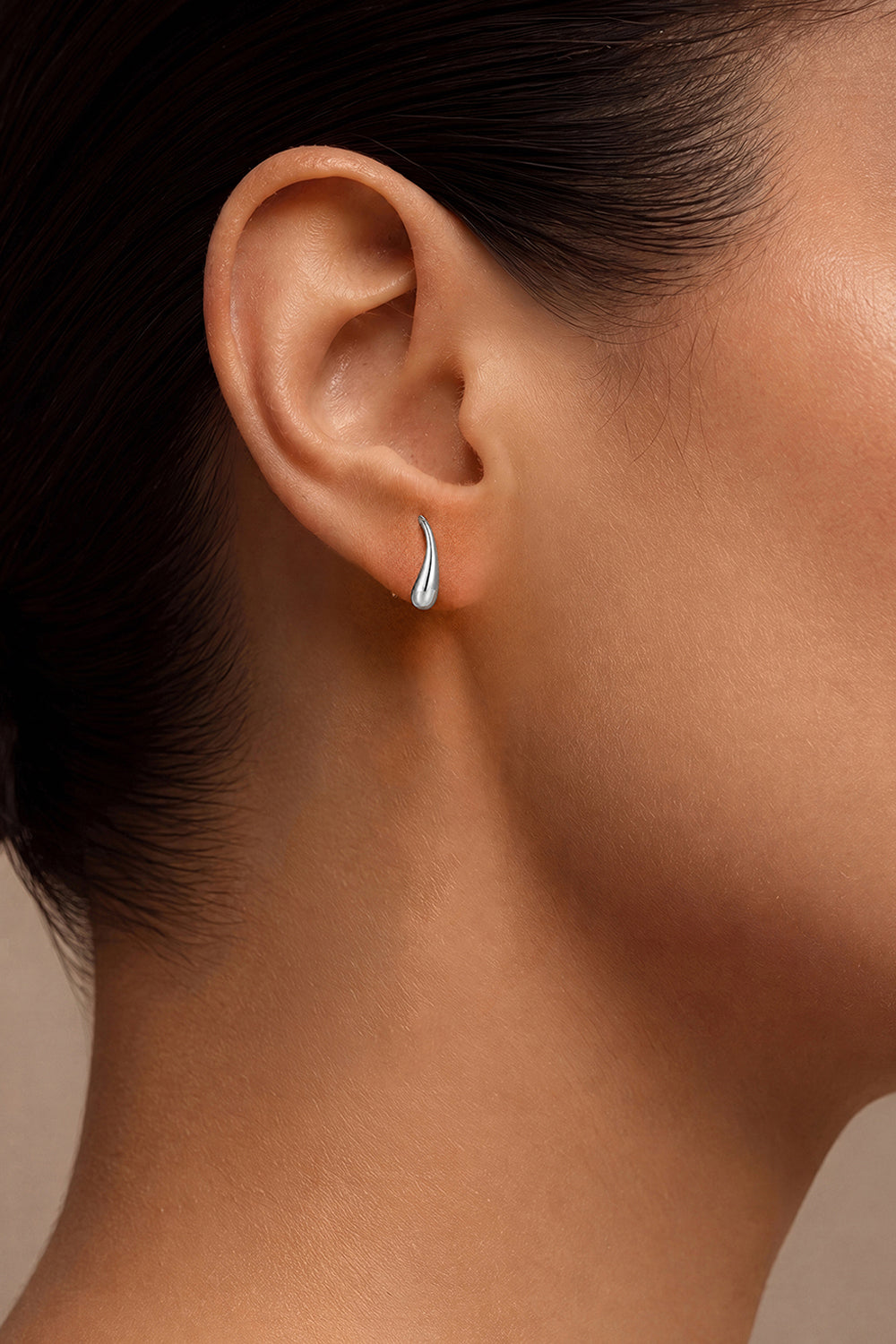 Solstice Hooks Silver – silver-colour hook earrings jewellery