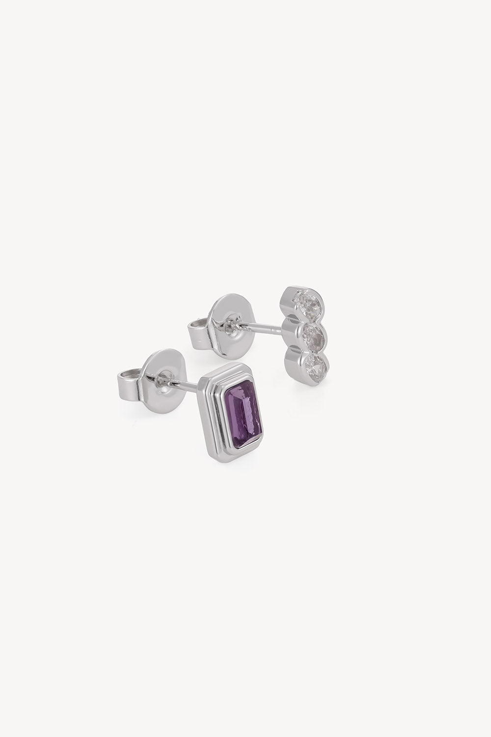 Aquarius Studs Silver
