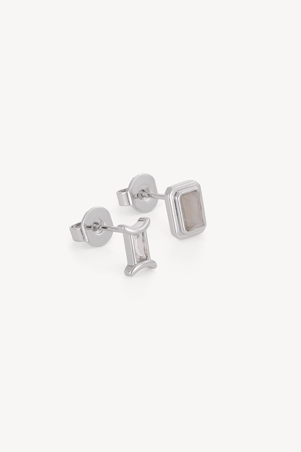 Gemini Studs Silver