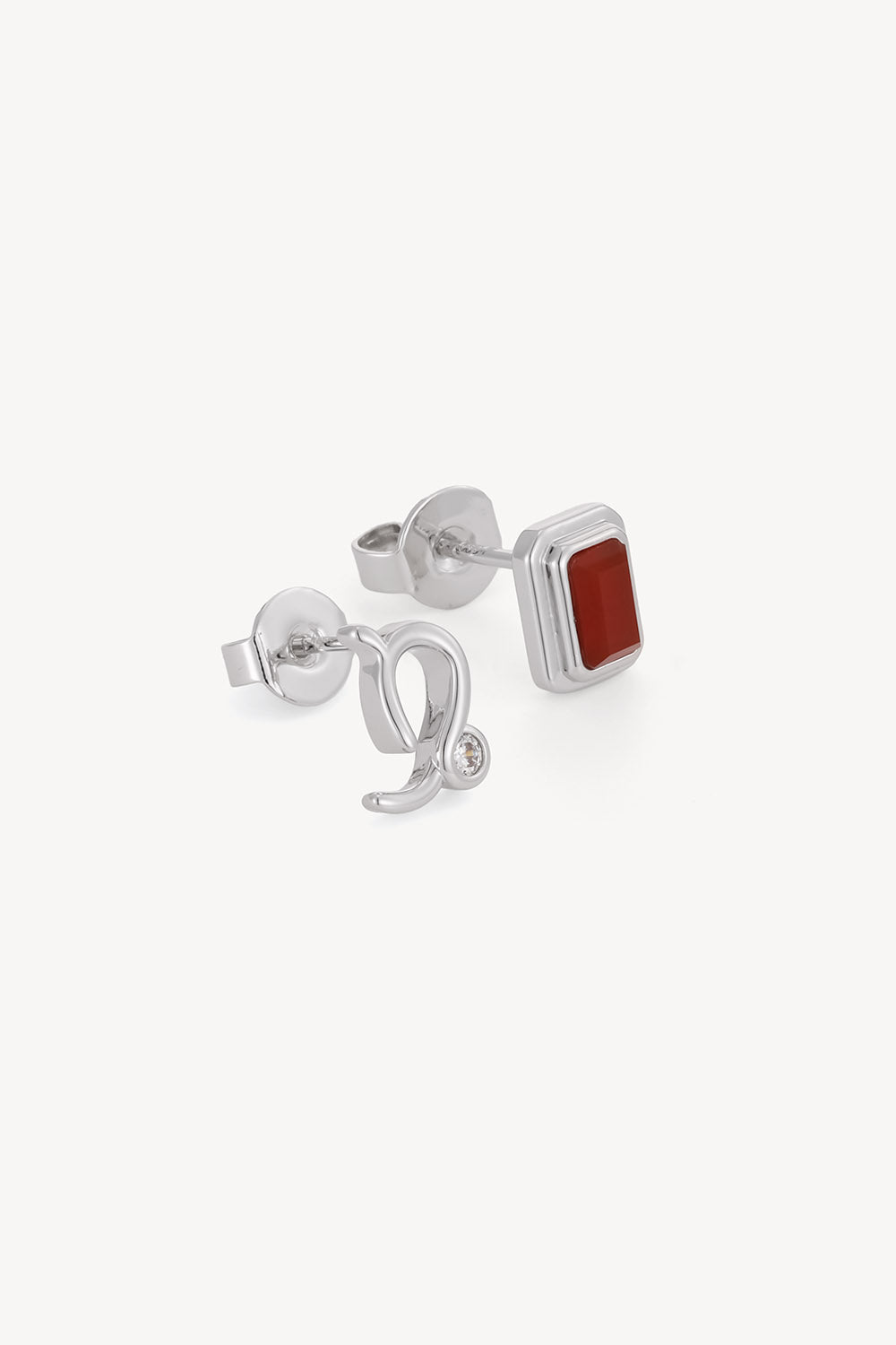 Capricorn Studs Silver