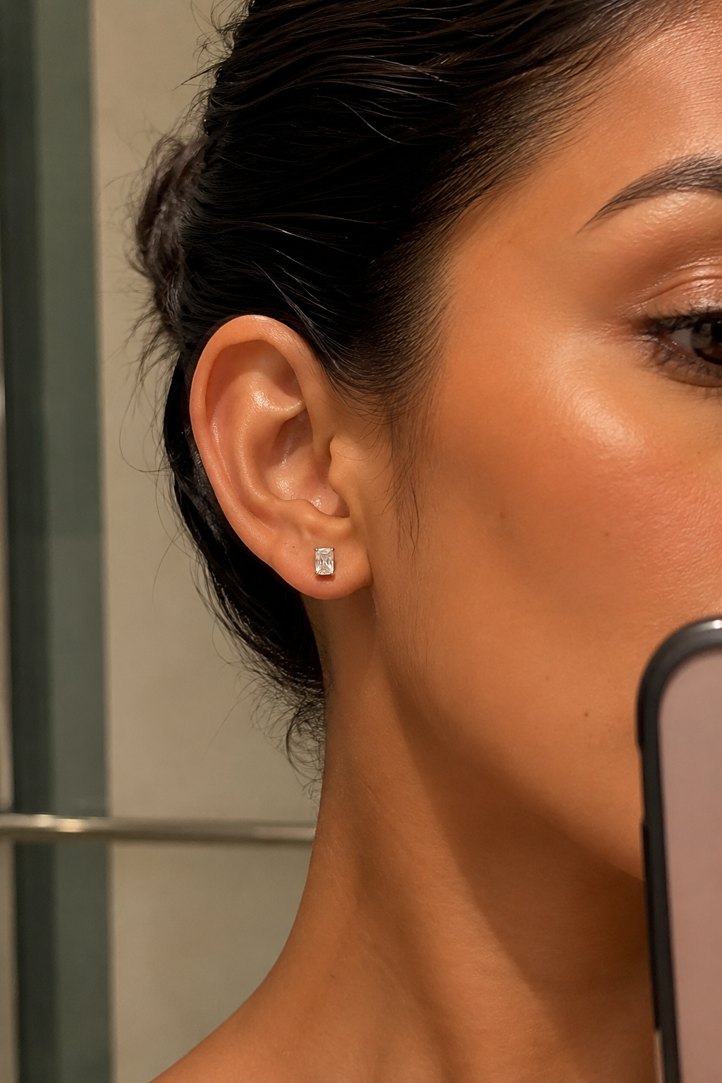 Flicker Studs Silver