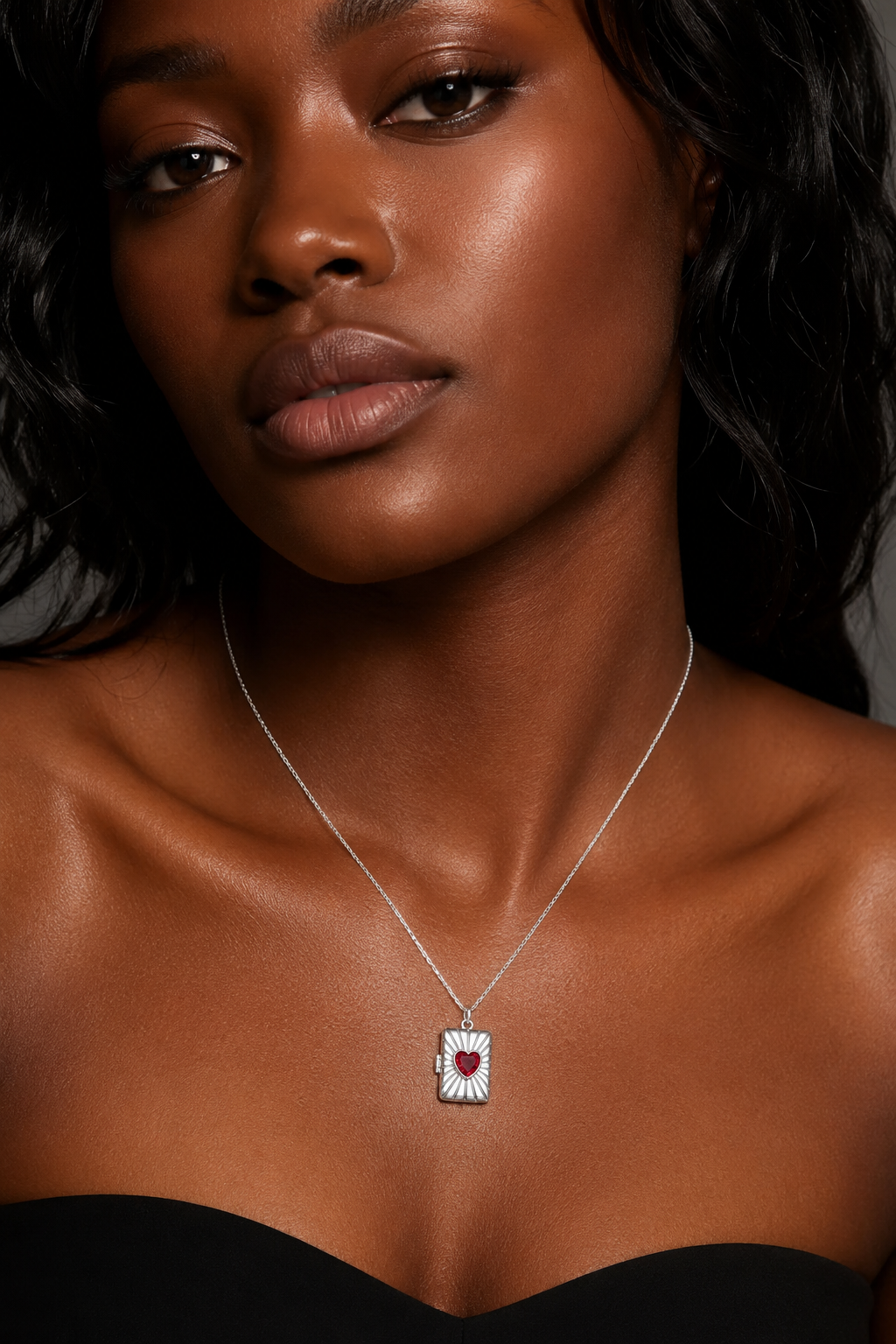Love Letter Locket Silver