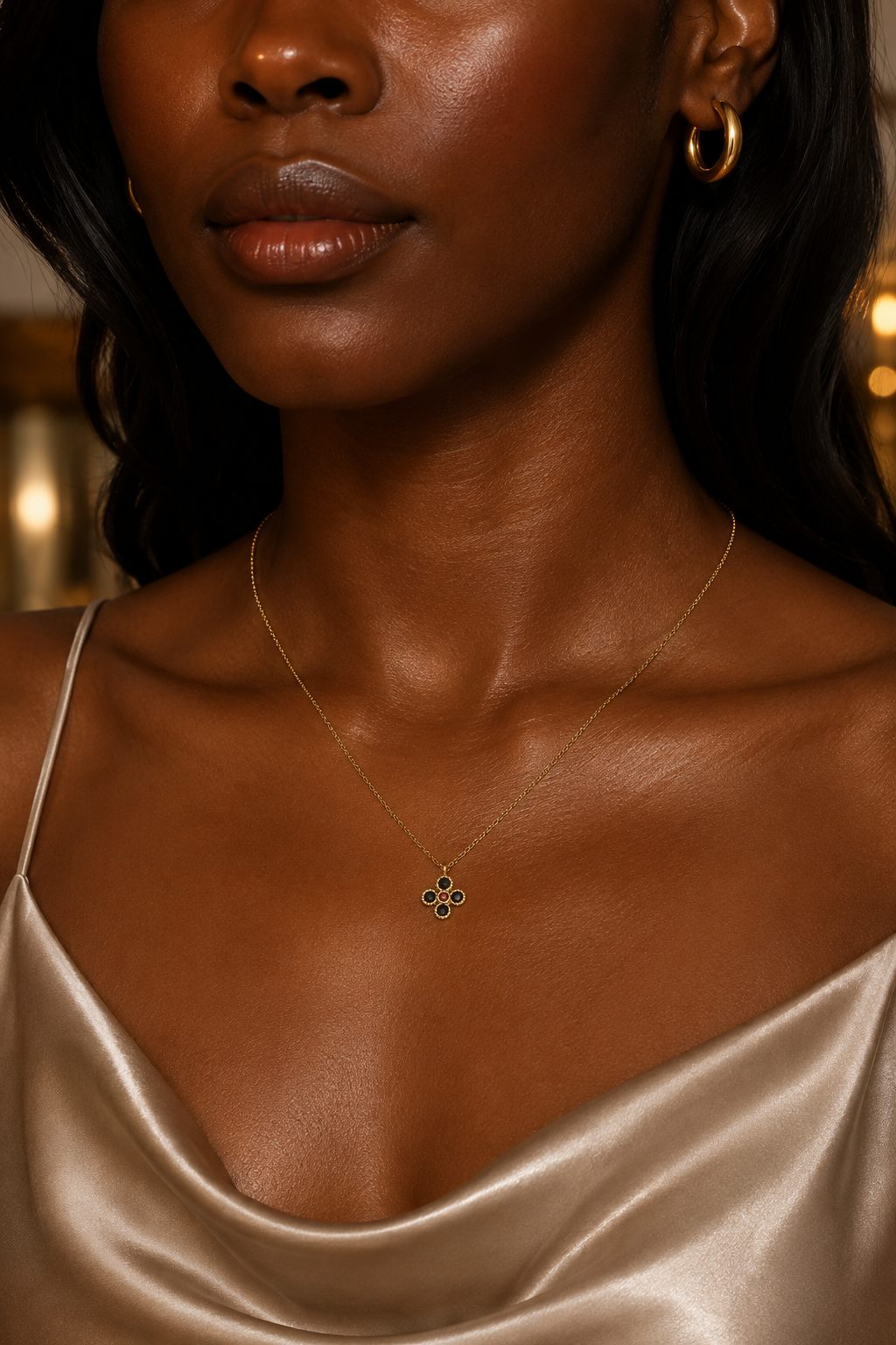 Lucky Charm Pendant  Gold