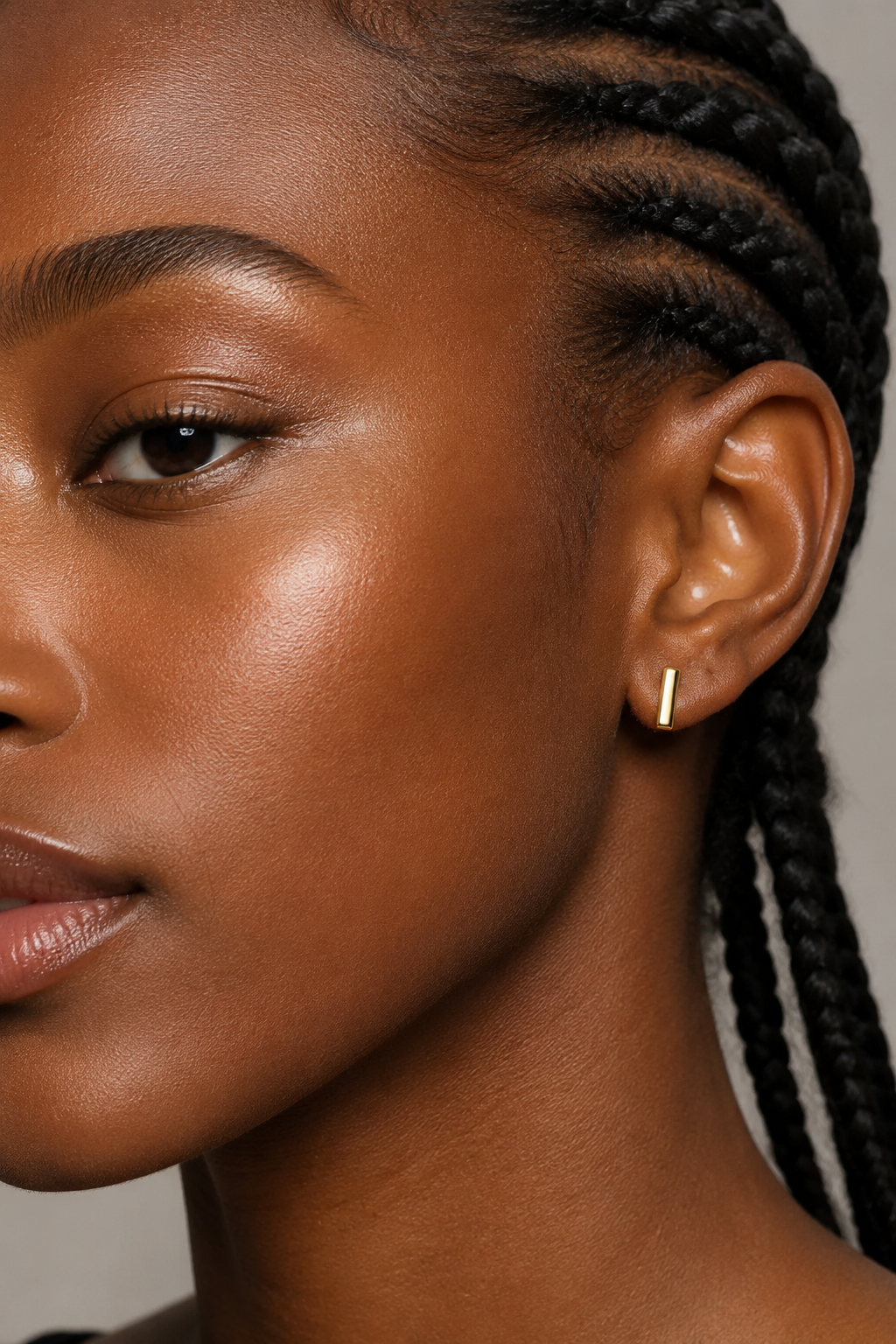 Minimal Bar Studs Gold