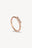 Linear Stone Ring Rose Gold by Clair de Lune