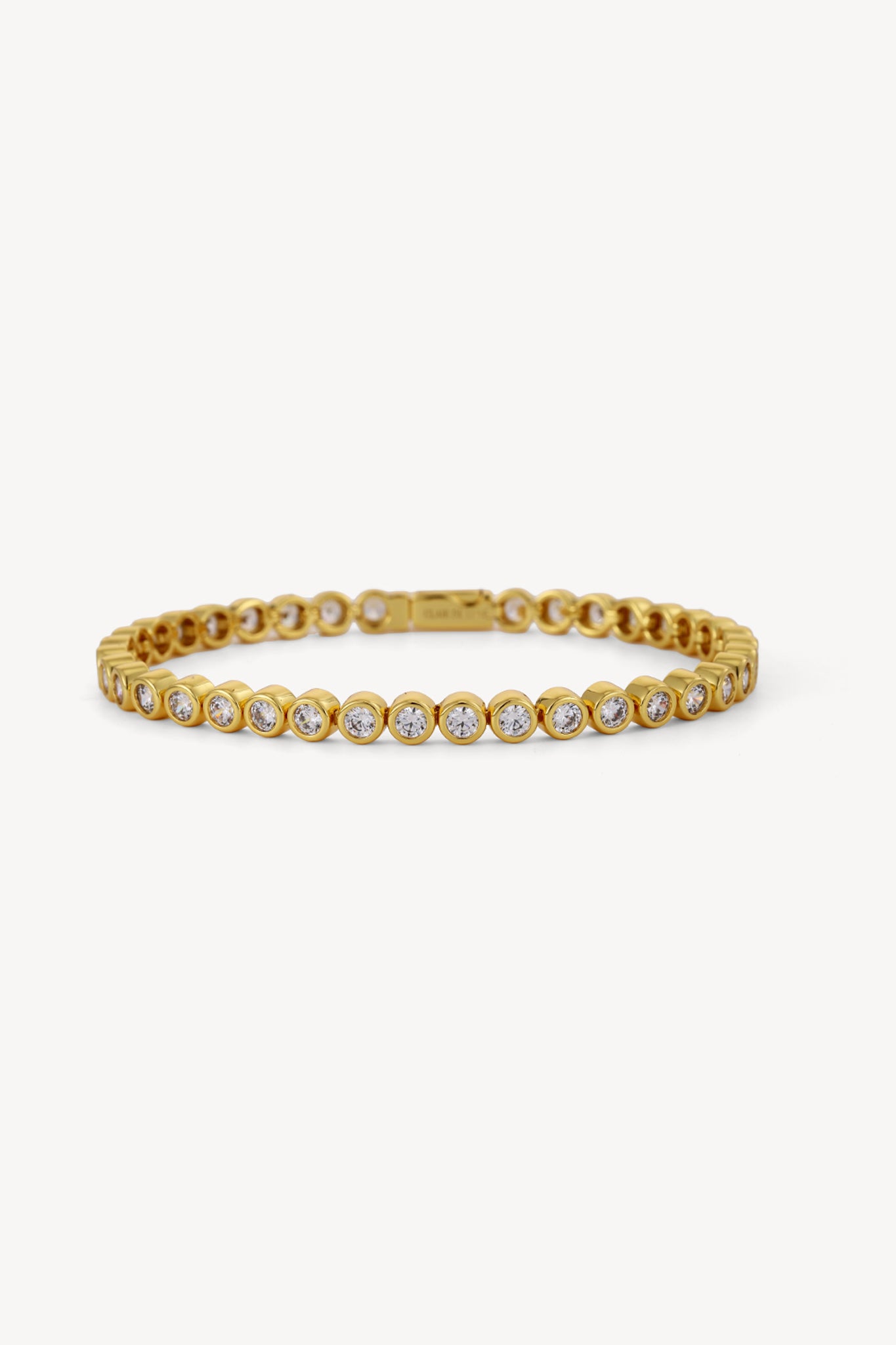 Circle Bezel Line Gold