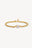 Twist Solitaire Bracelet Gold