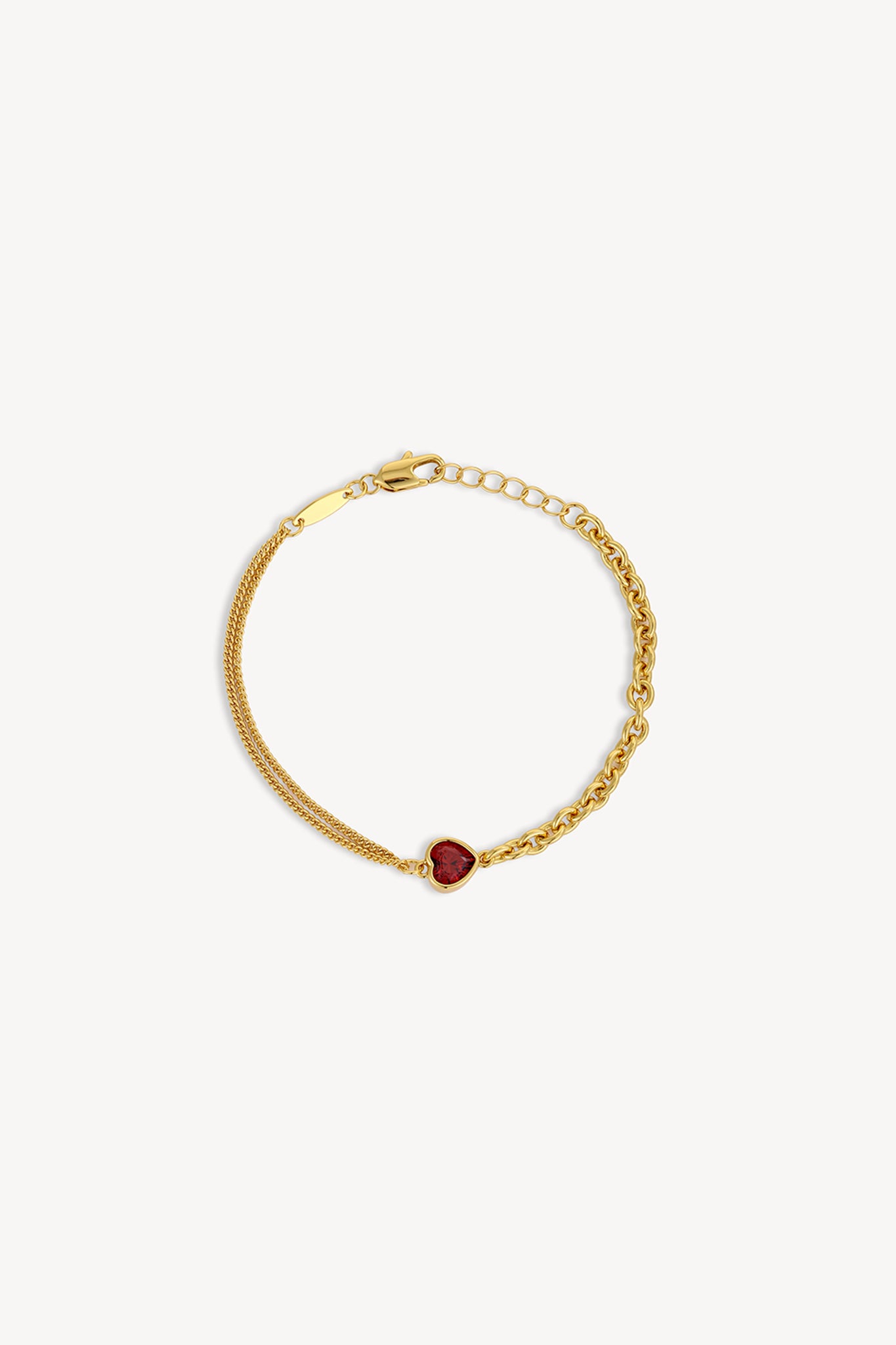 Heartline Bracelet Gold