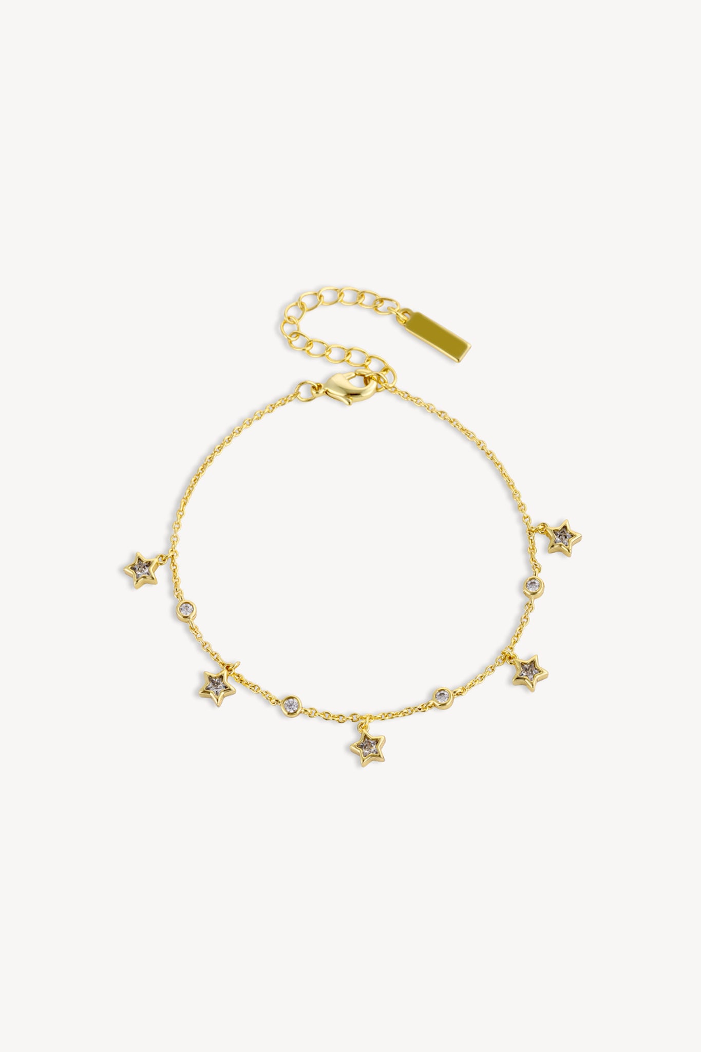 Star Charm Bracelet Gold