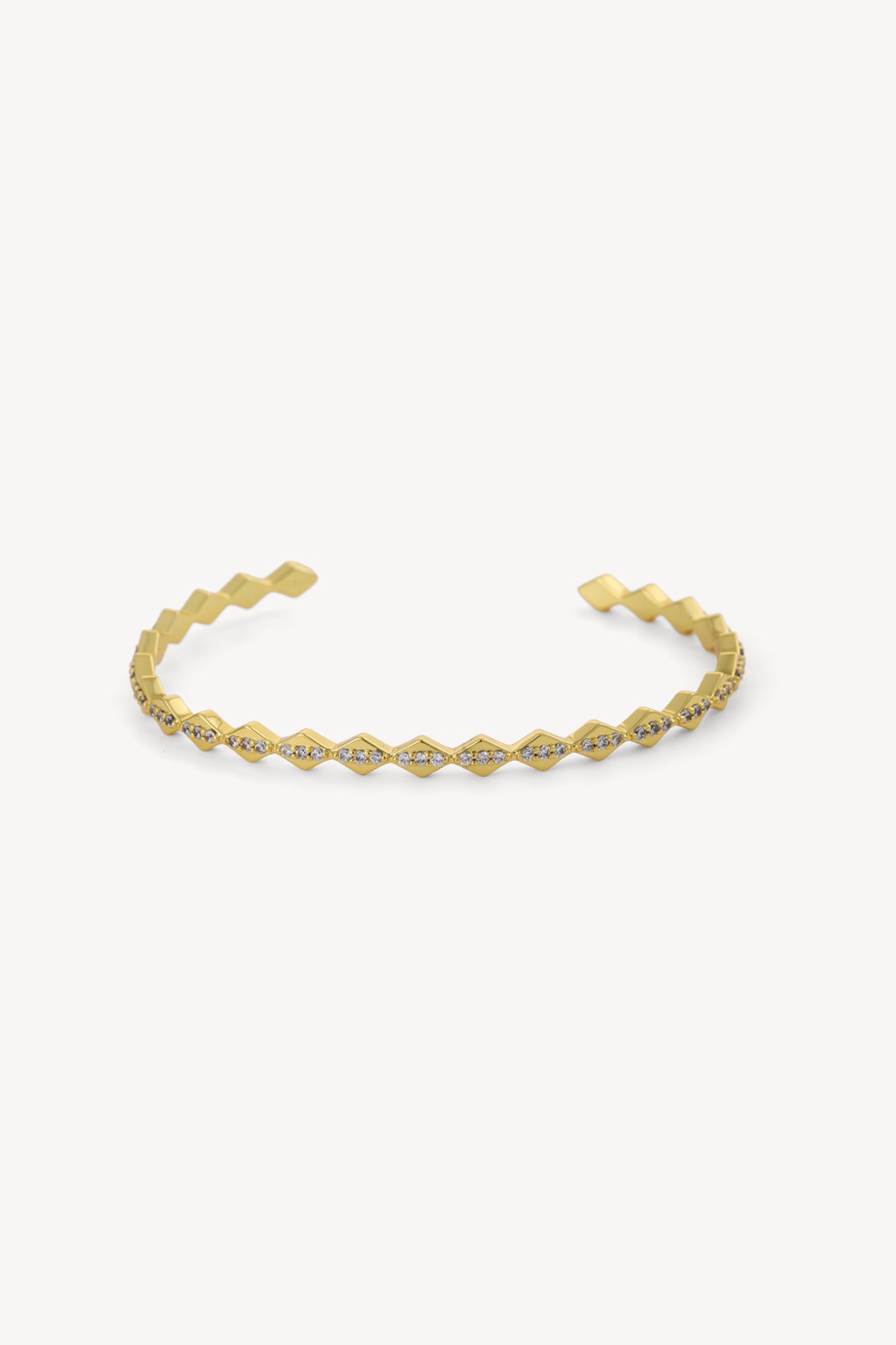 Wave Cuff Bracelet Gold
