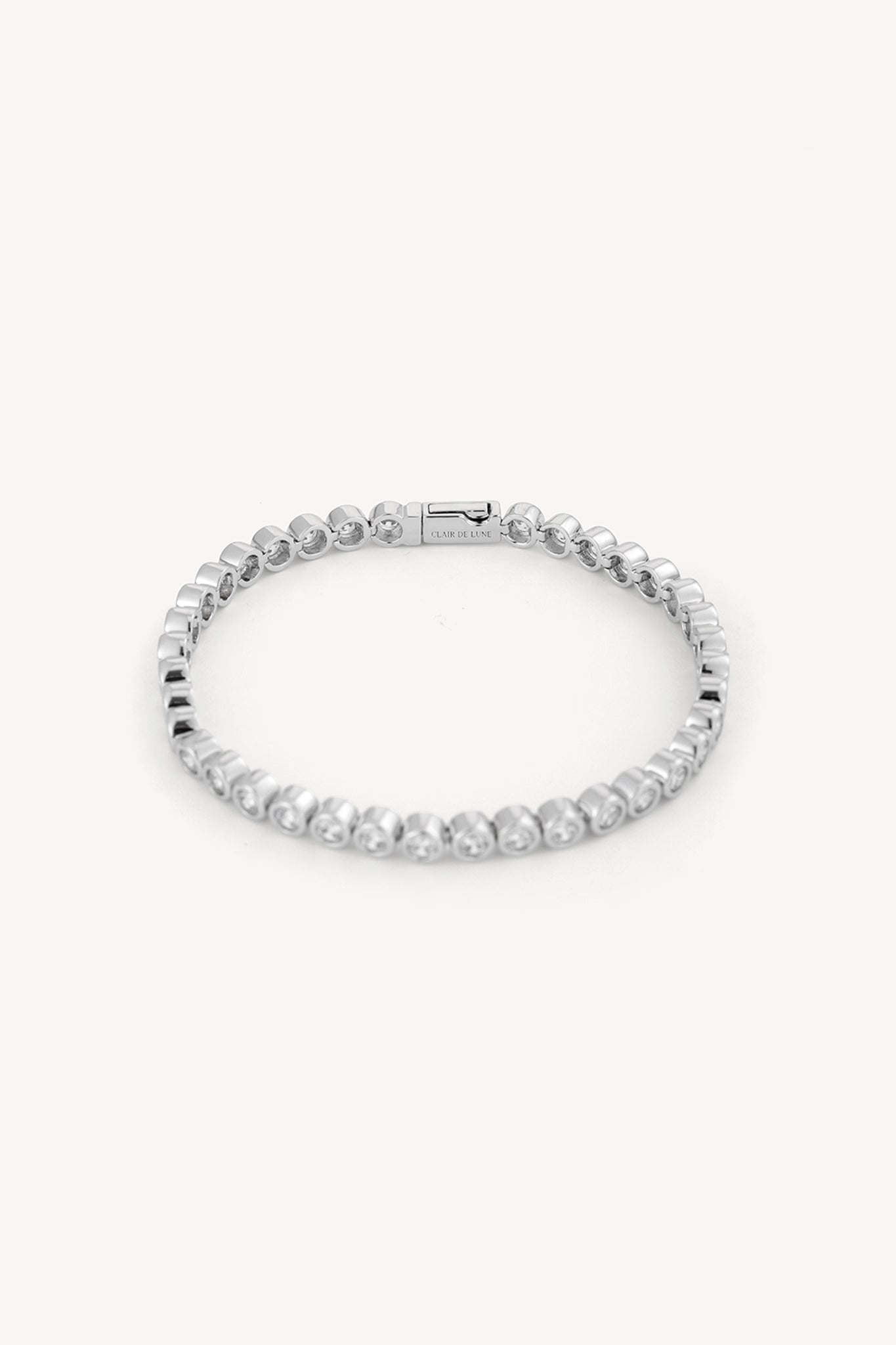 Circle Bezel Line Silver
