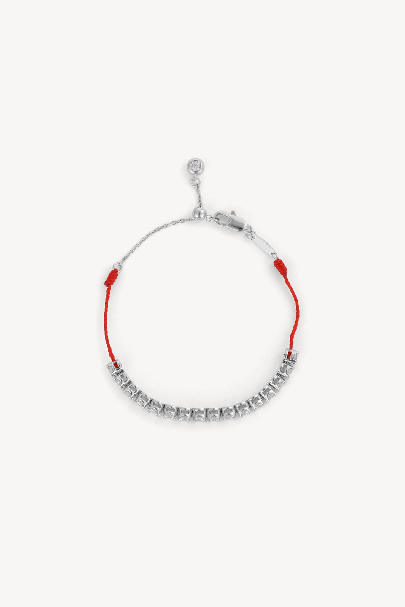 Crimson Spark Cord Silver