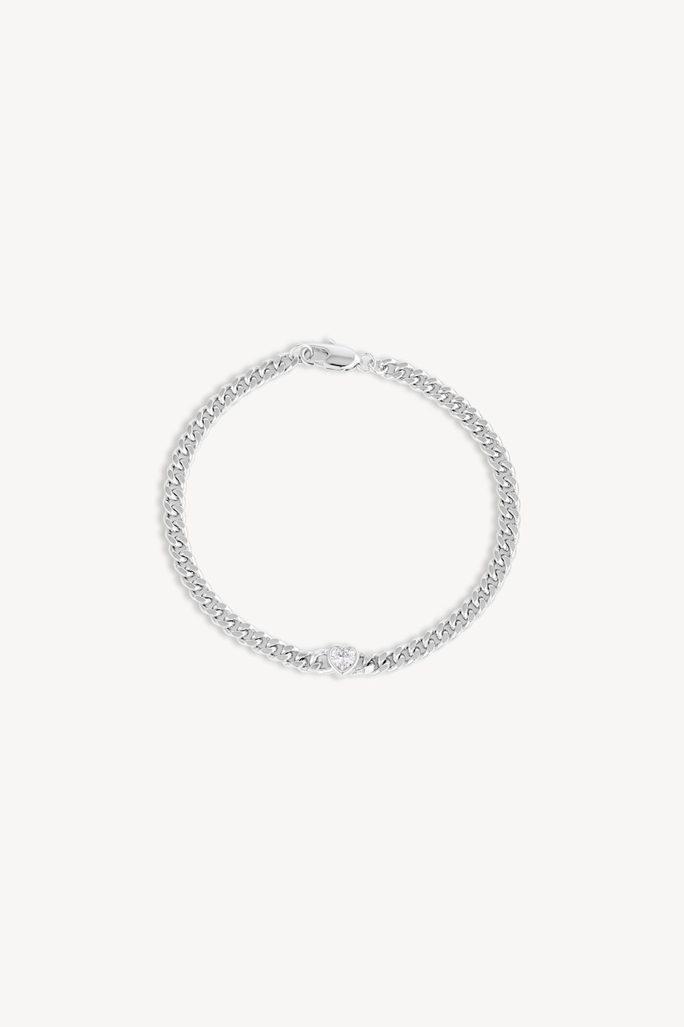 Heart Glow Bracelet Silver