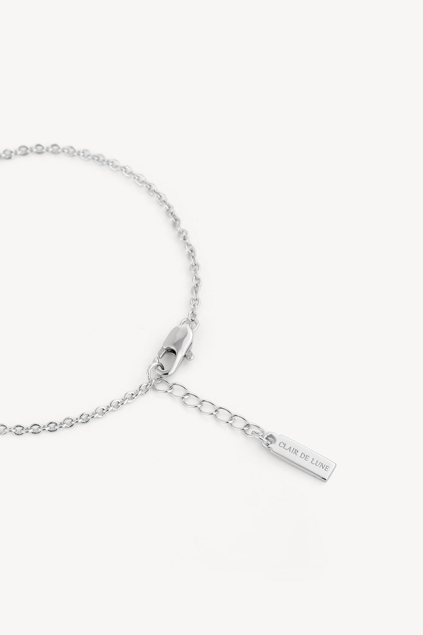 Solitaire Chain Bracelet Silver