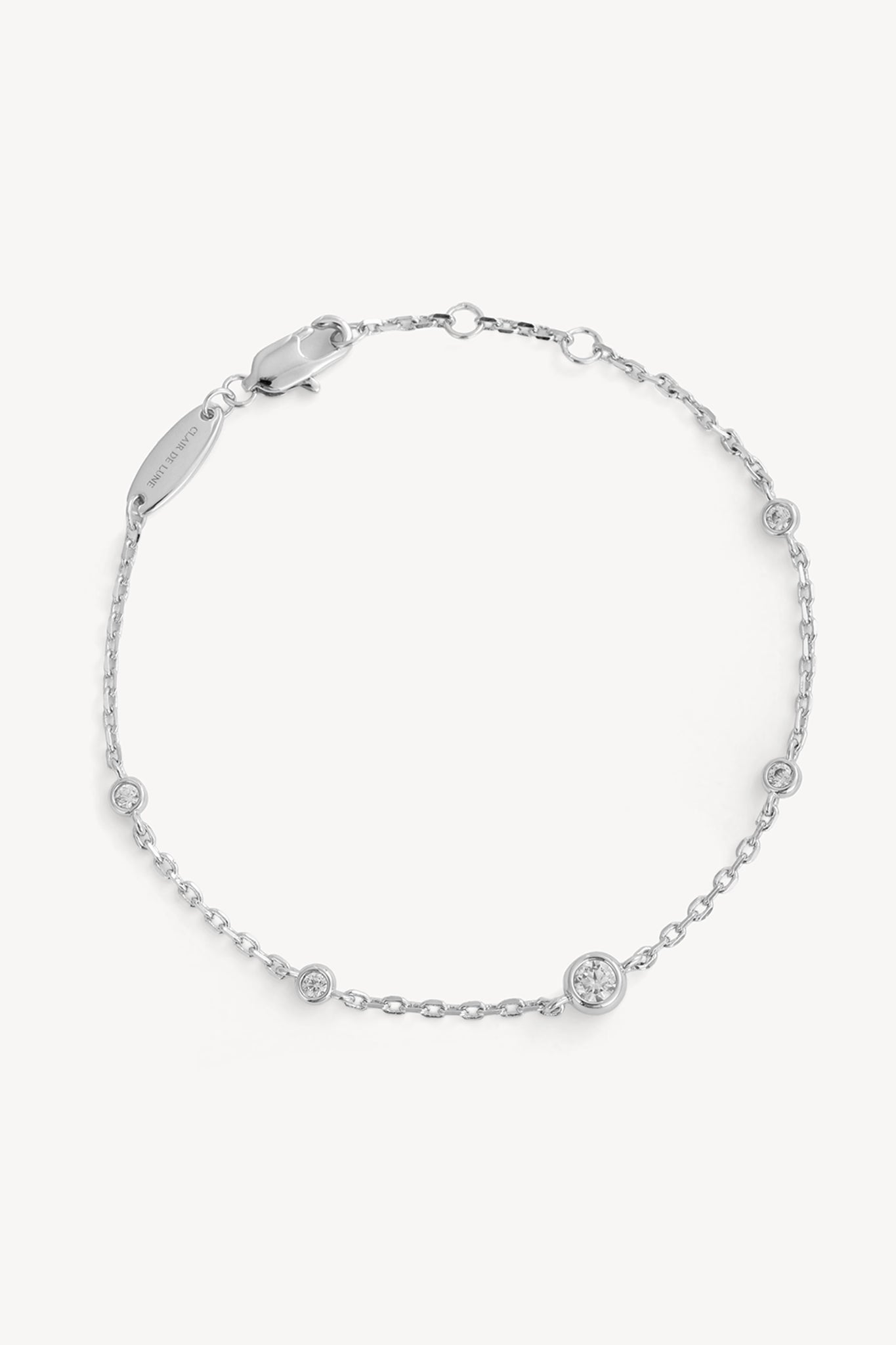 Station Bracelet Silver