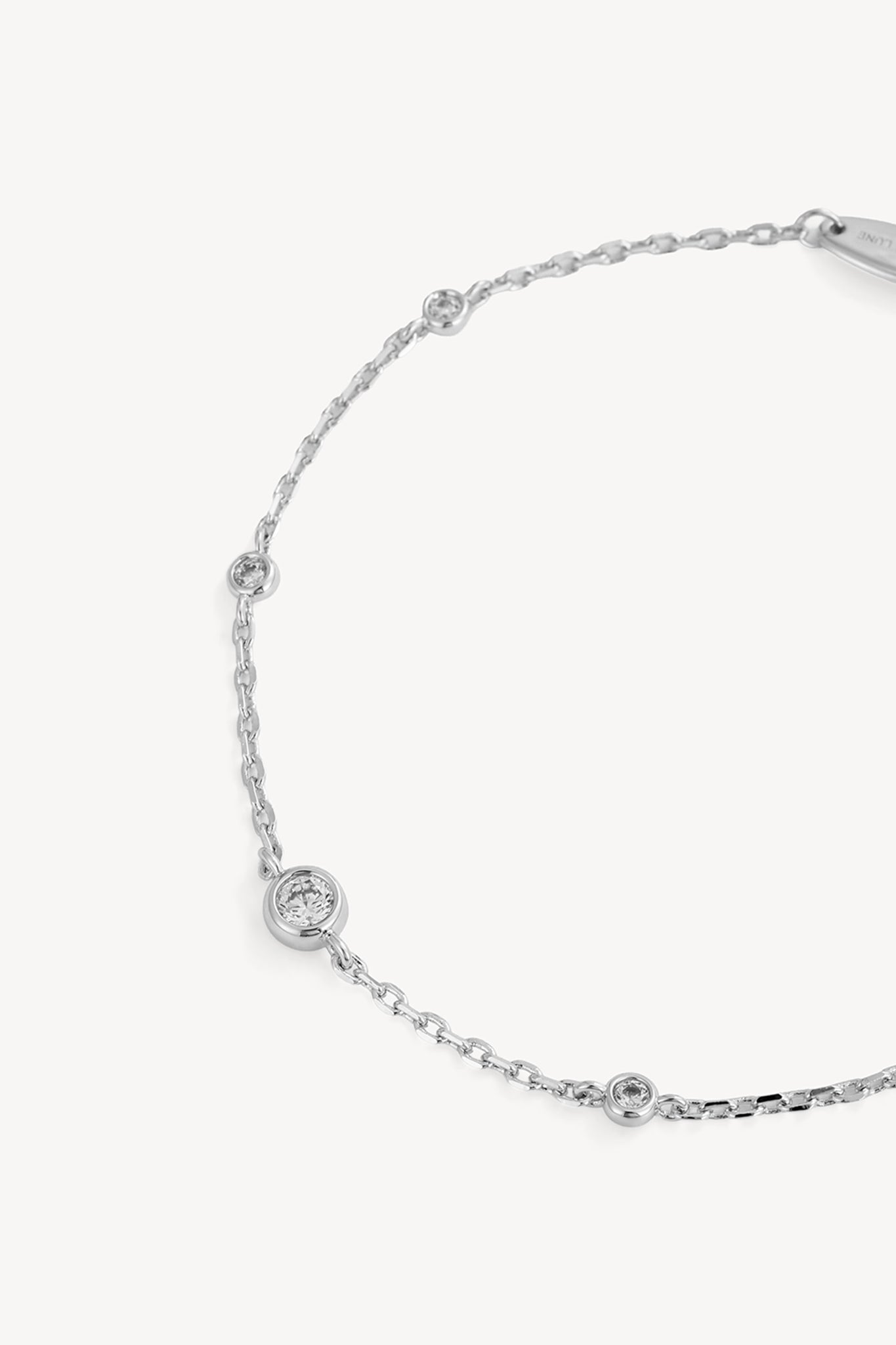 Station Bracelet Silver