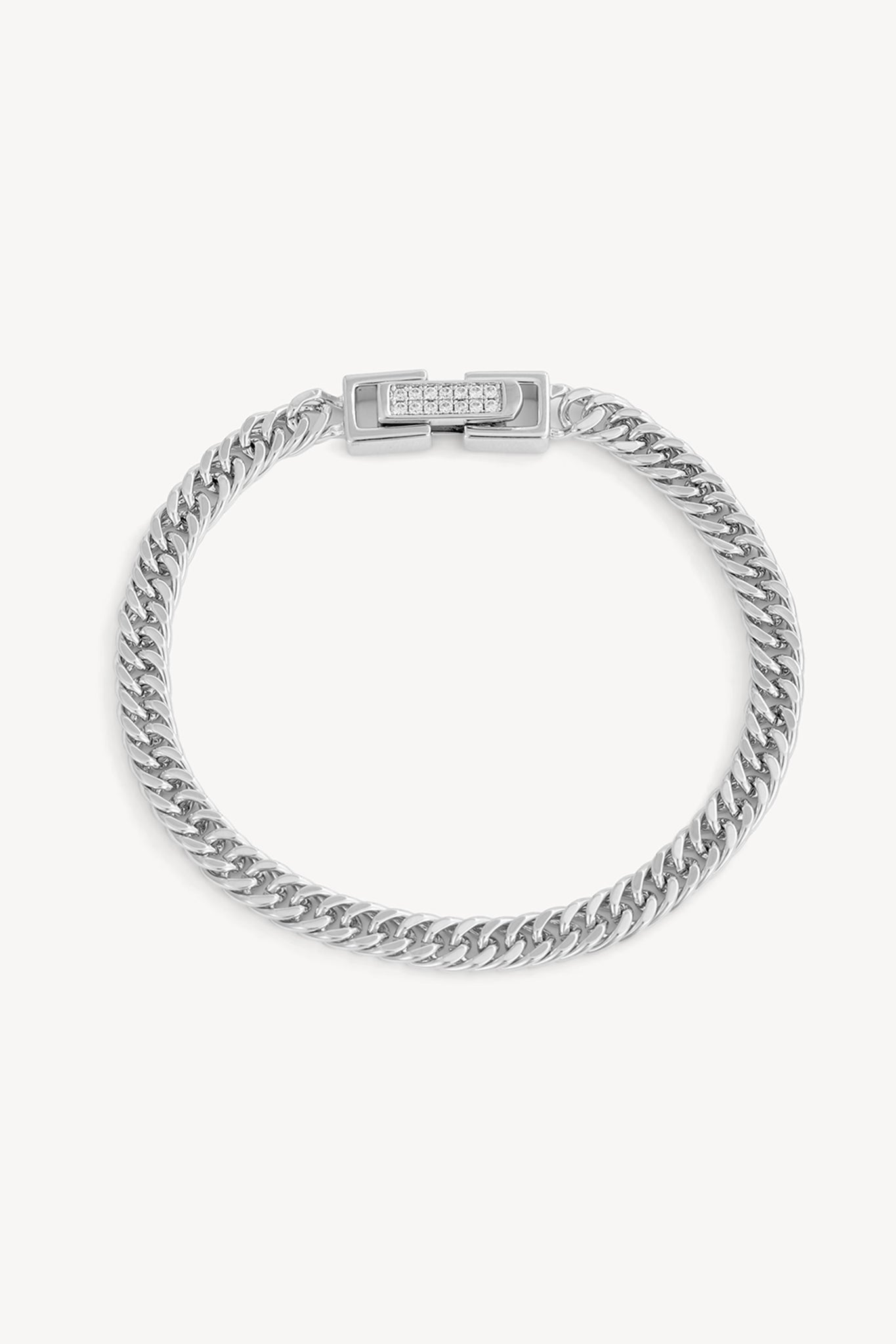 Curb Bracelet Silver