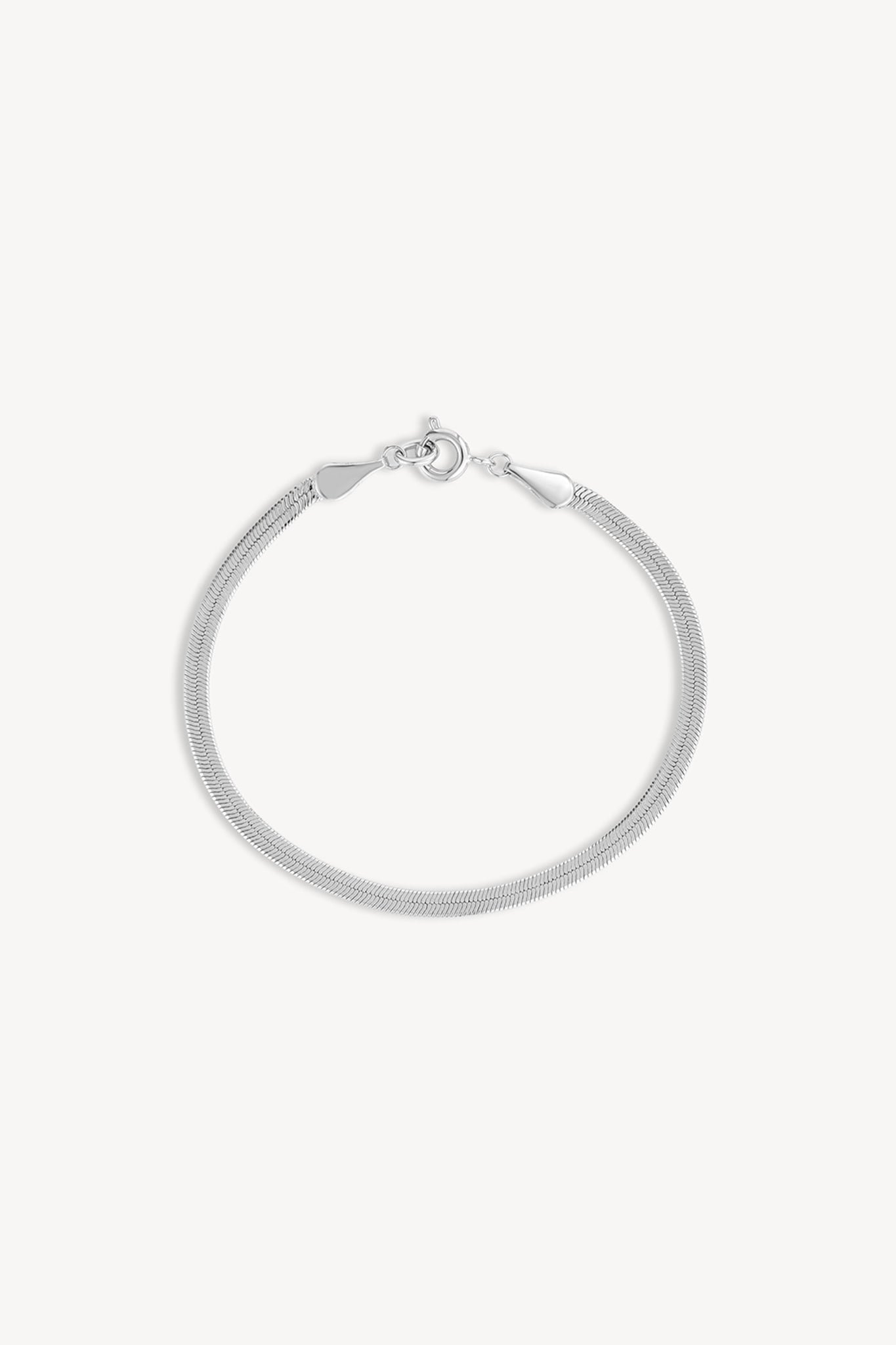 Herringbone Bracelet Silver
