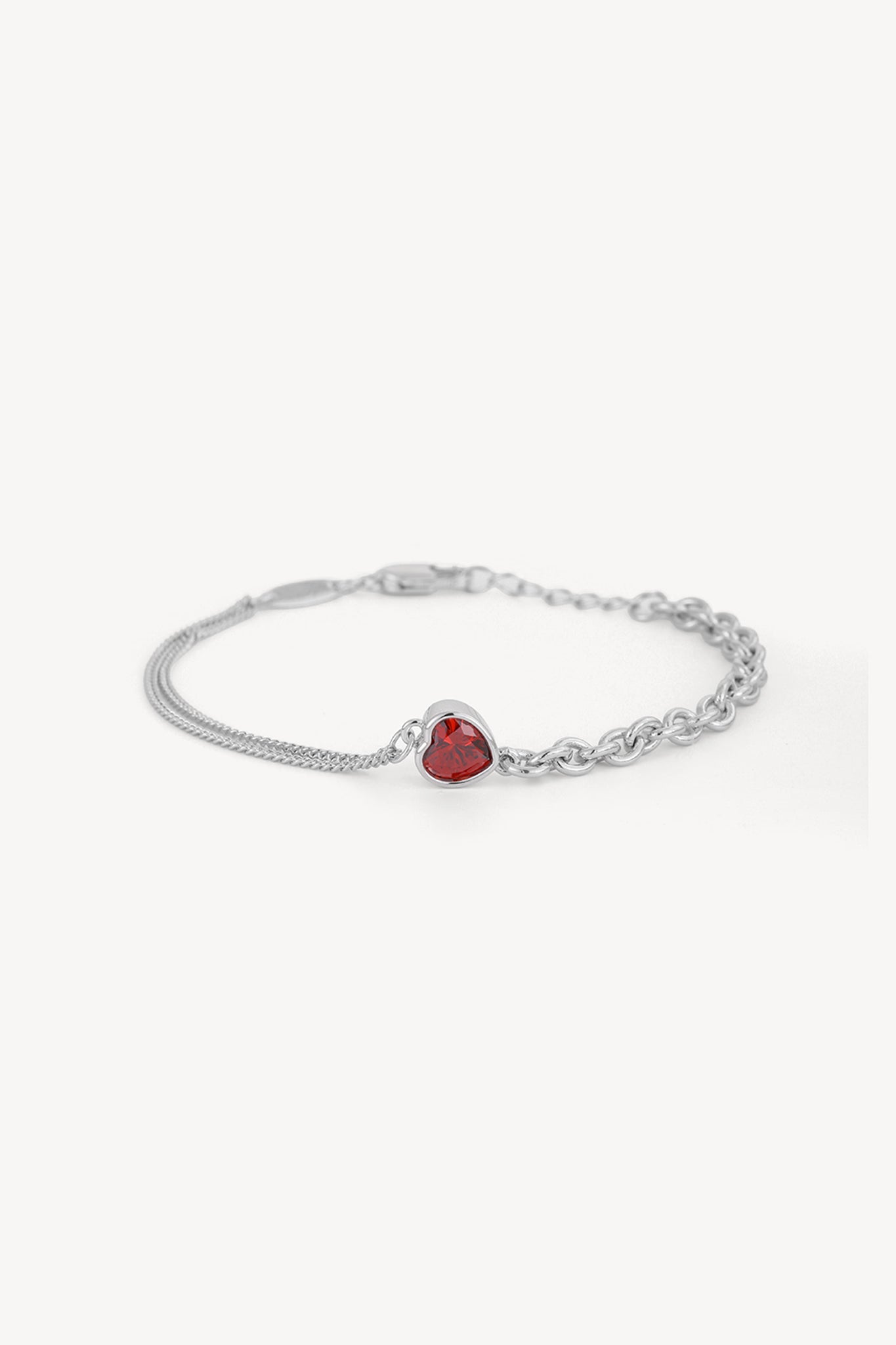Heartline Bracelet Silver