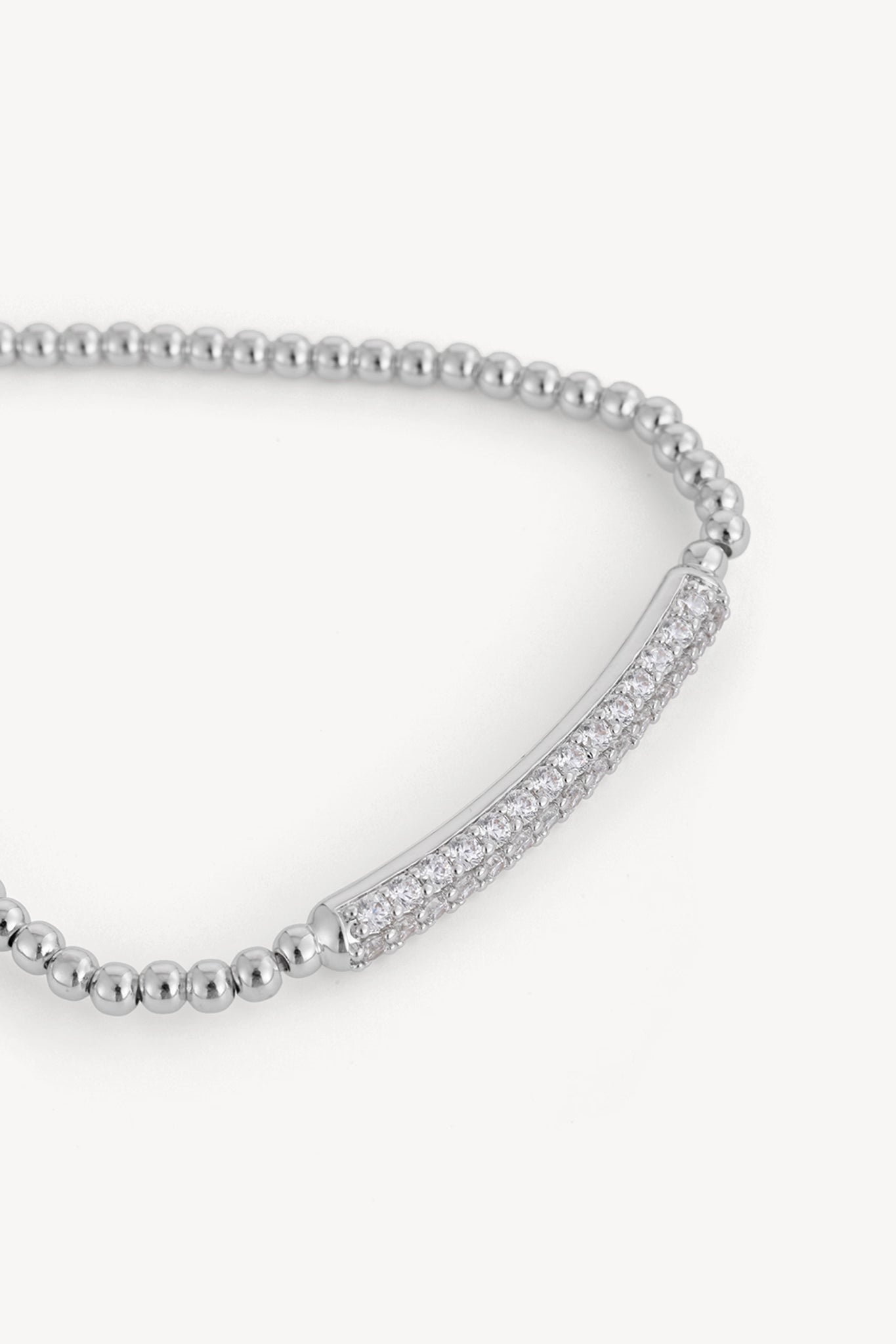 Lume Bar Bracelet Silver