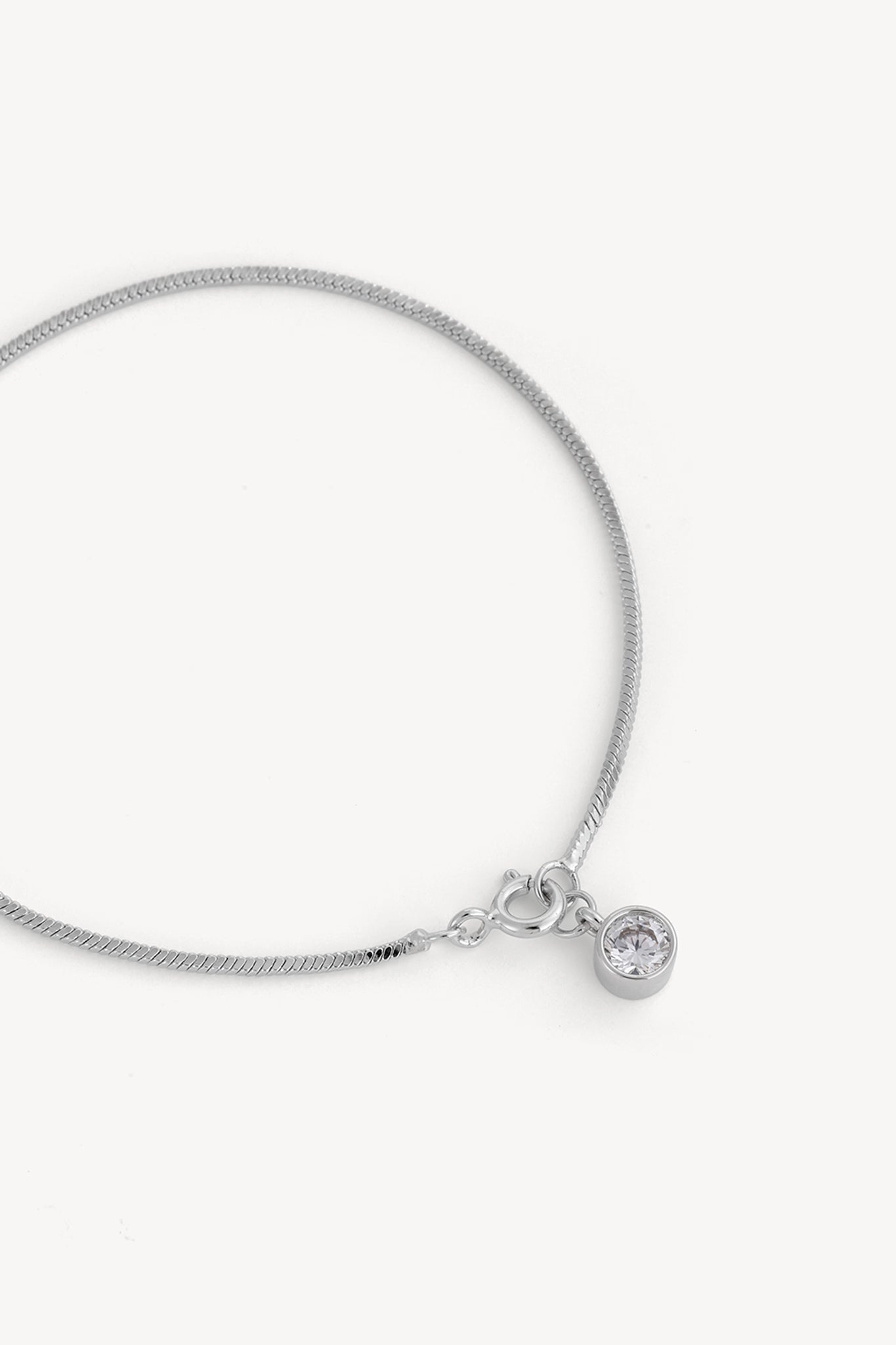 Droplet Glow Bracelet Silver