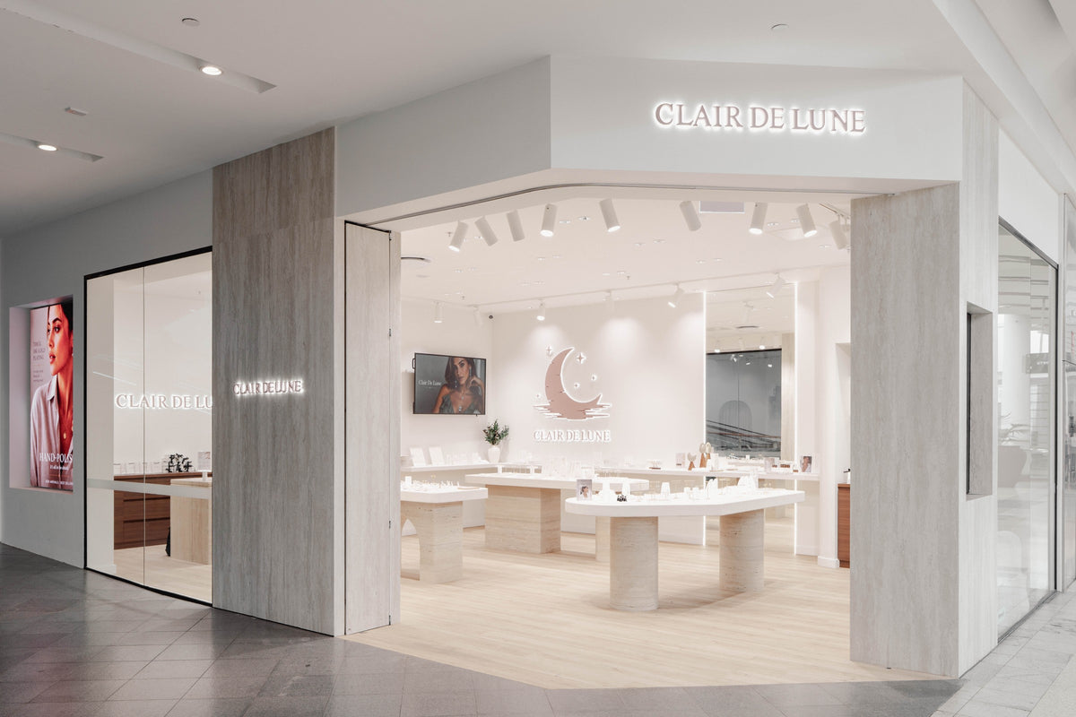 Clair De Lune jewellery boutique entrance at Westfield Warringah Mall, Brookvale