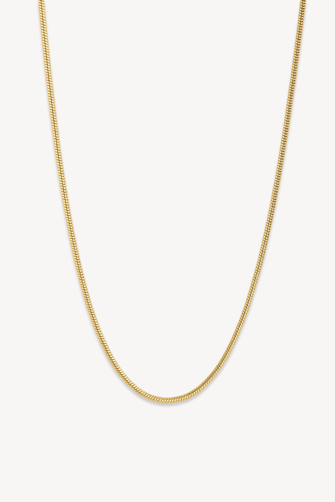 Round Snake Chain Gold