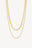 Dual Snake Chain Gold