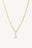 Tide & Pearl Necklace Gold