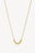 Geo Bar Necklace Gold