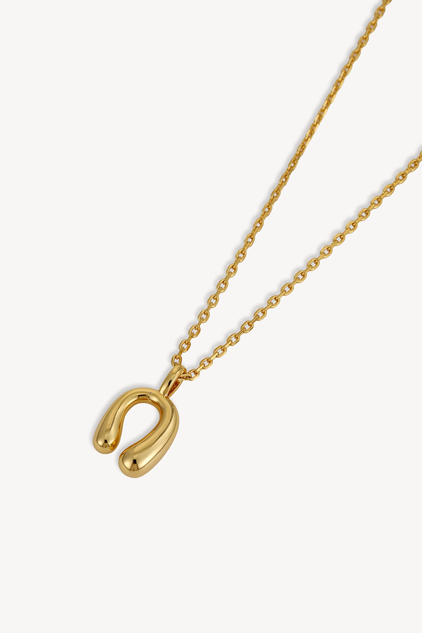U-Shape Necklace Gold