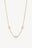 Open Hearts Necklace Gold