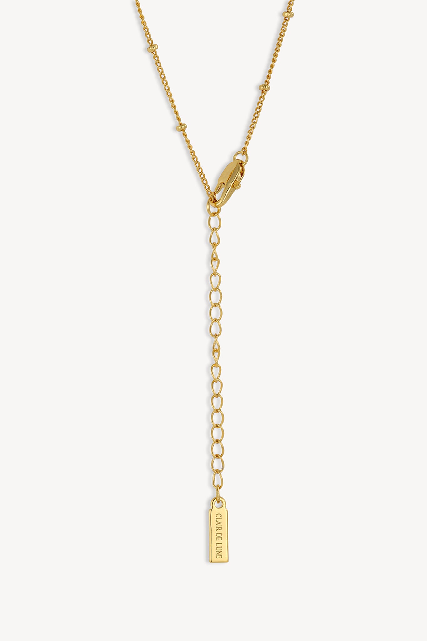 Heart Shell Lock Necklace Gold