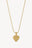 Heart Charm Necklace Gold